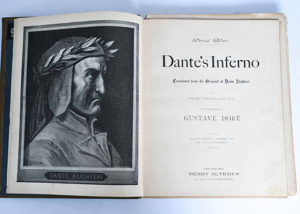 Circa 1913 "Dante's Inferno" Illustrated by Gustave Dore