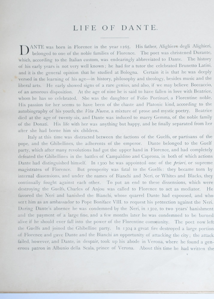 Circa 1913 "Dante's Inferno" Illustrated by Gustave Dore