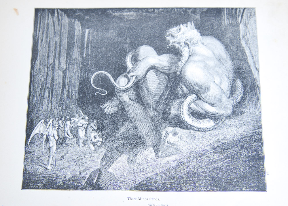 Circa 1913 "Dante's Inferno" Illustrated by Gustave Dore