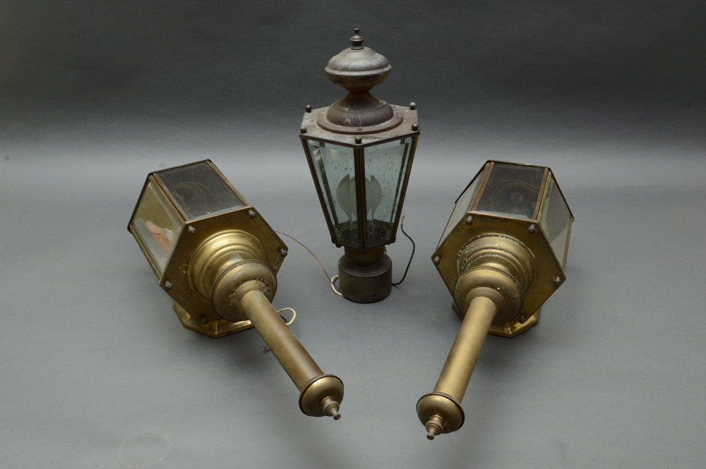 Vintage Metal Outdoor Lanterns