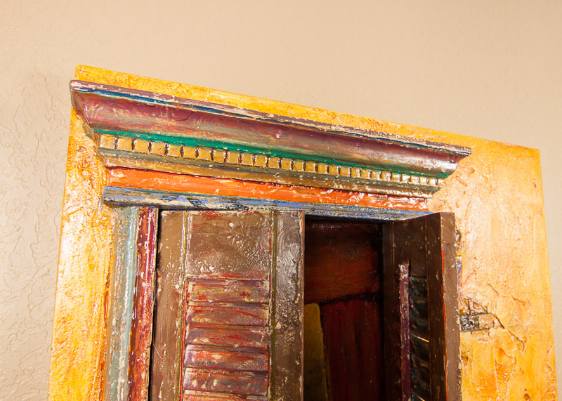 Mixed Media Tuscan Villa Art Piece by Giovanni Scalisi