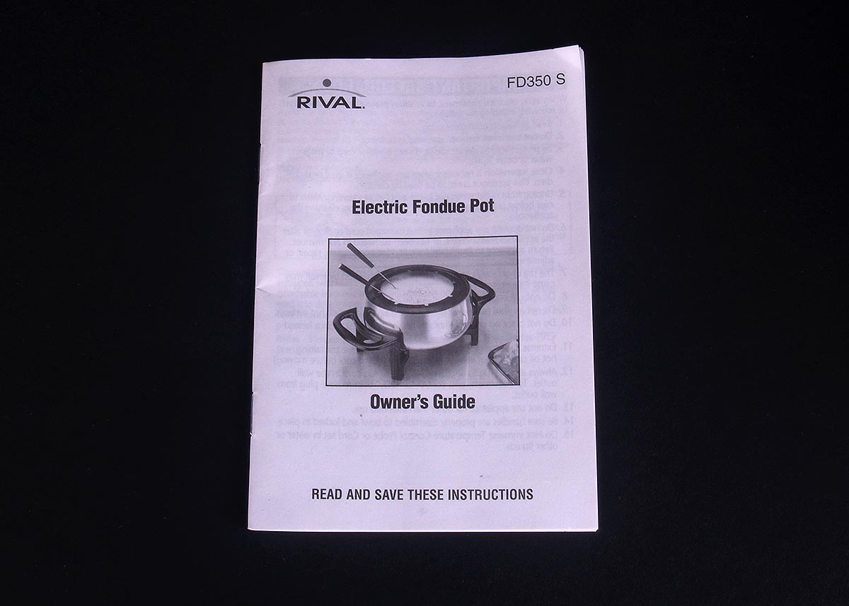 Rival Electronic Fondue Pot
