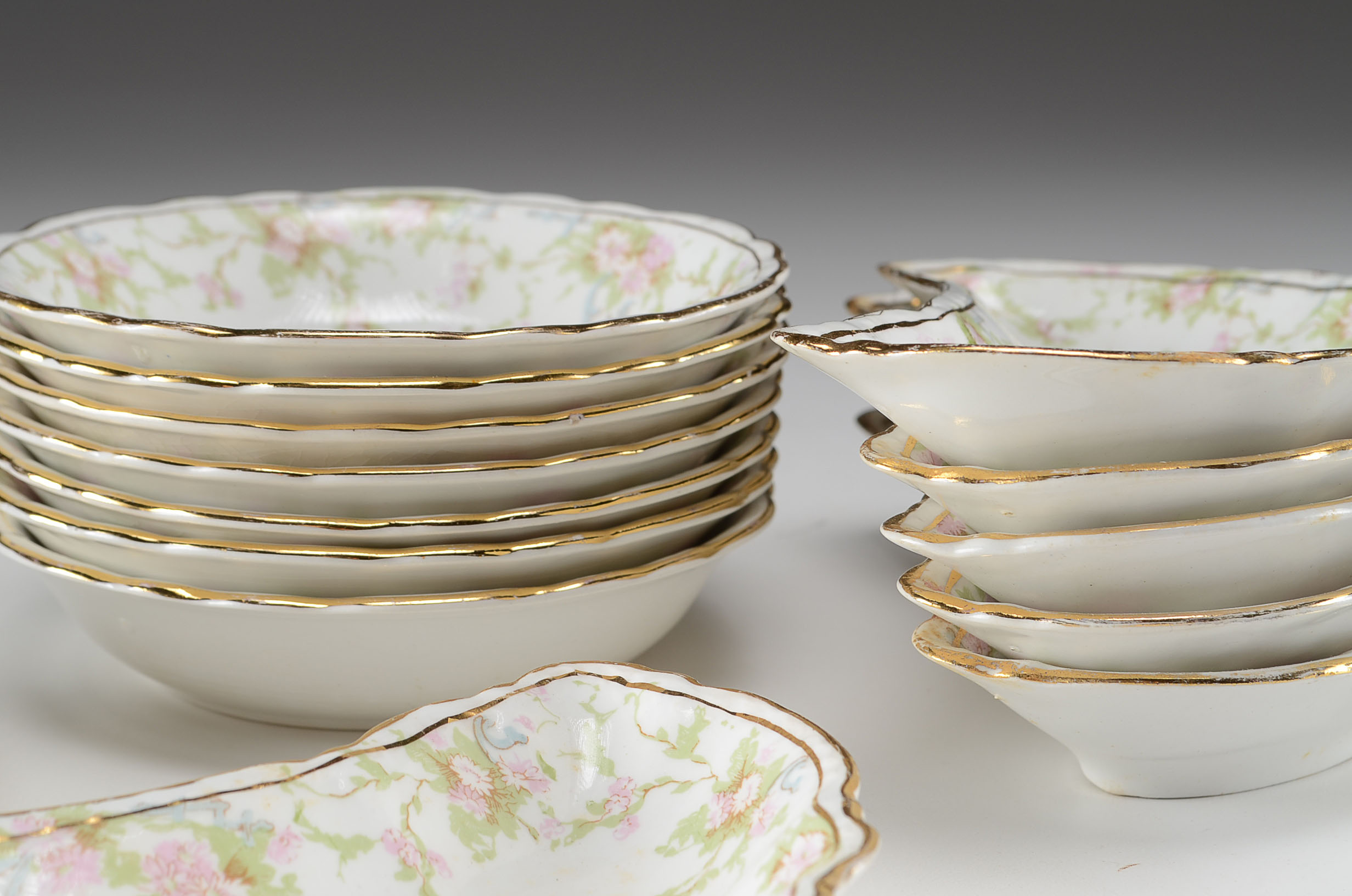 Collection of Homer Laughlin Bone China in "Hudson" Pattern