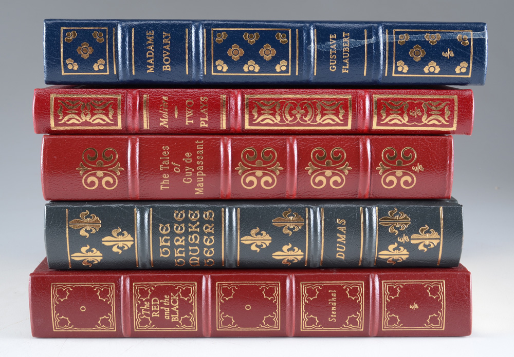 Collection of Classic French Fiction published by Easton Press