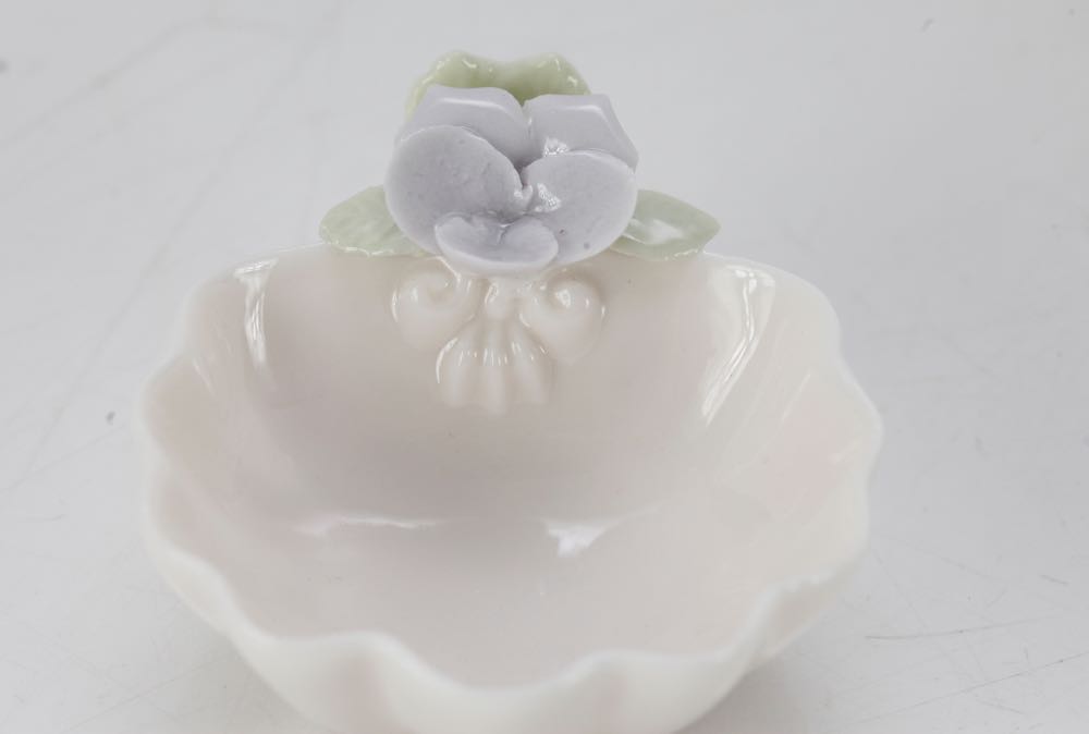 Hand Painted Porcelain Salt Cellars