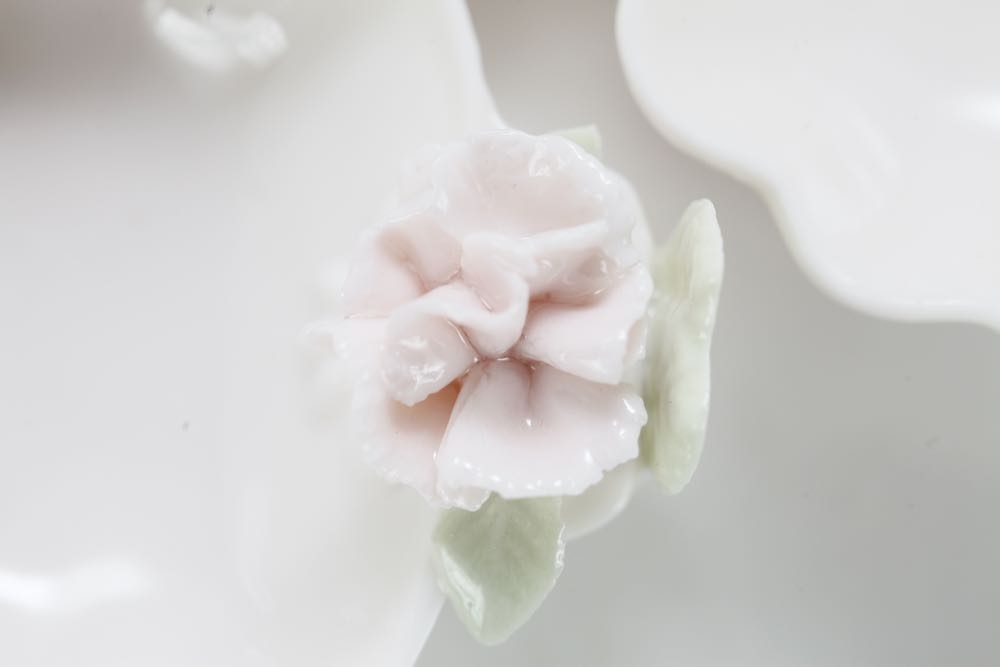 Hand Painted Porcelain Salt Cellars