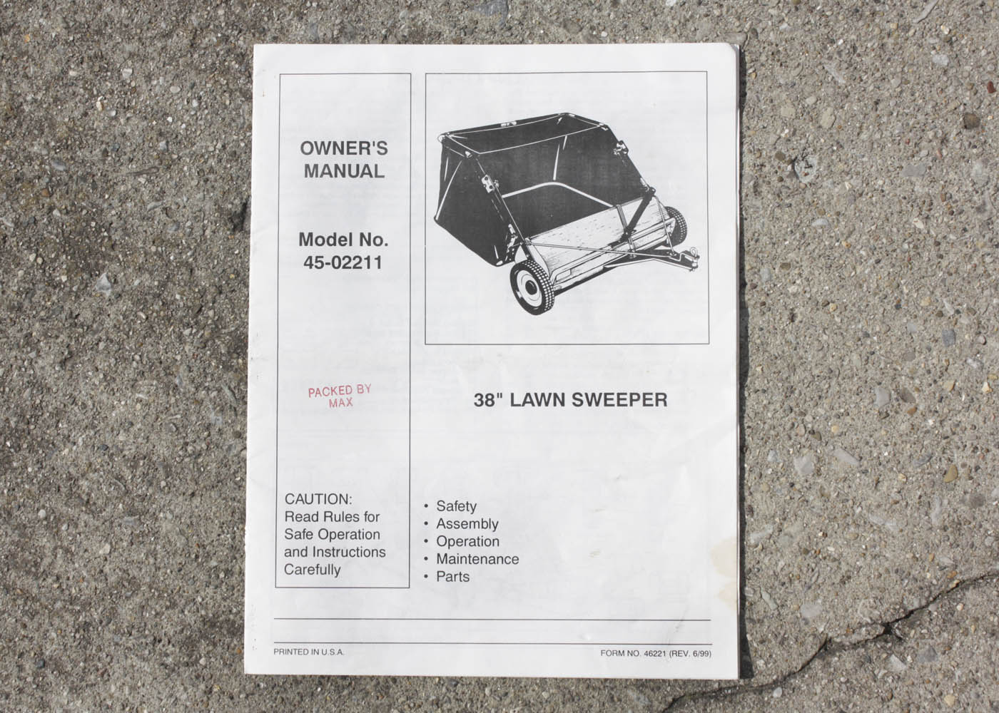 Agri-Fab 38" Lawn Sweeper