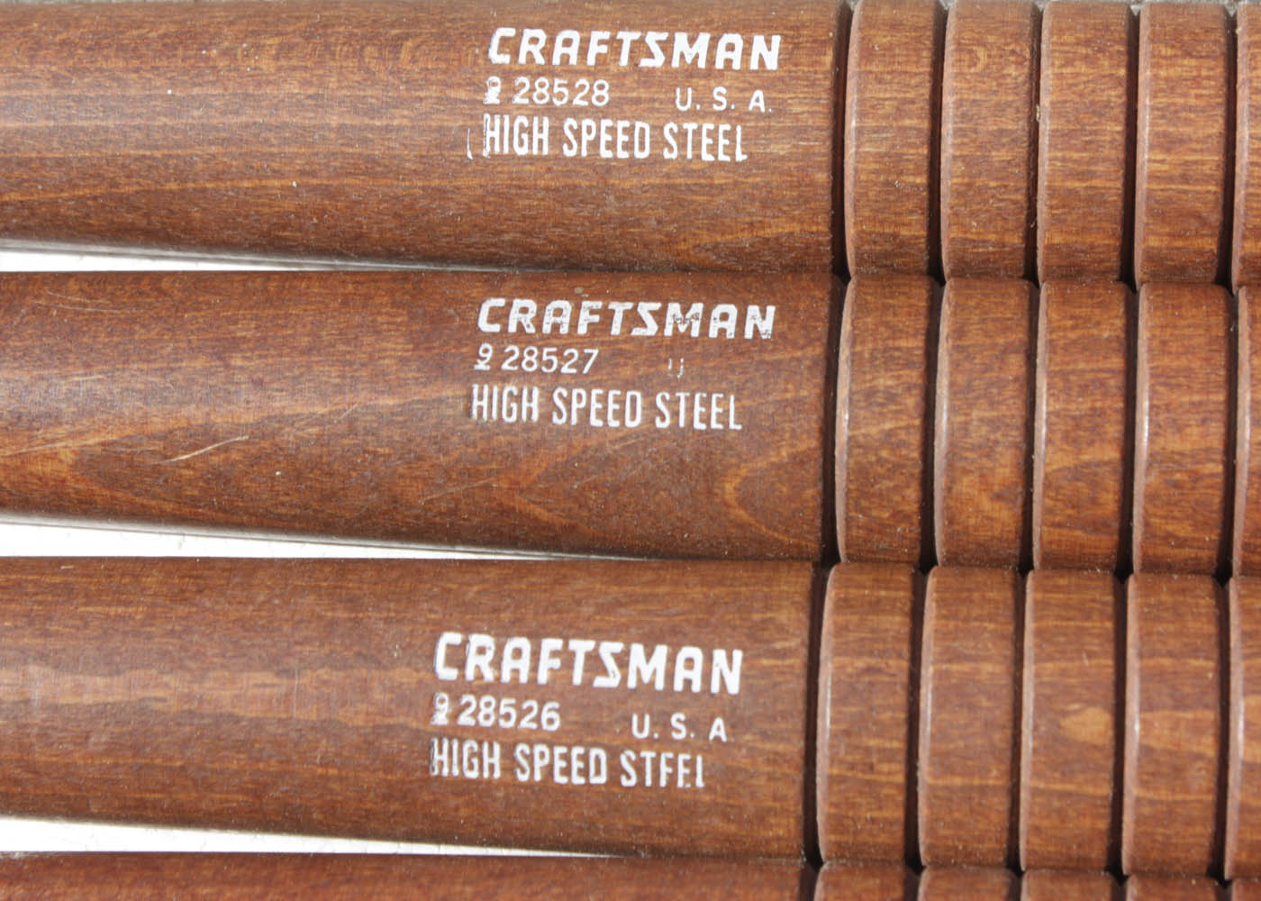 Twelve Piece Craftsman Wood Lathe Tool Set