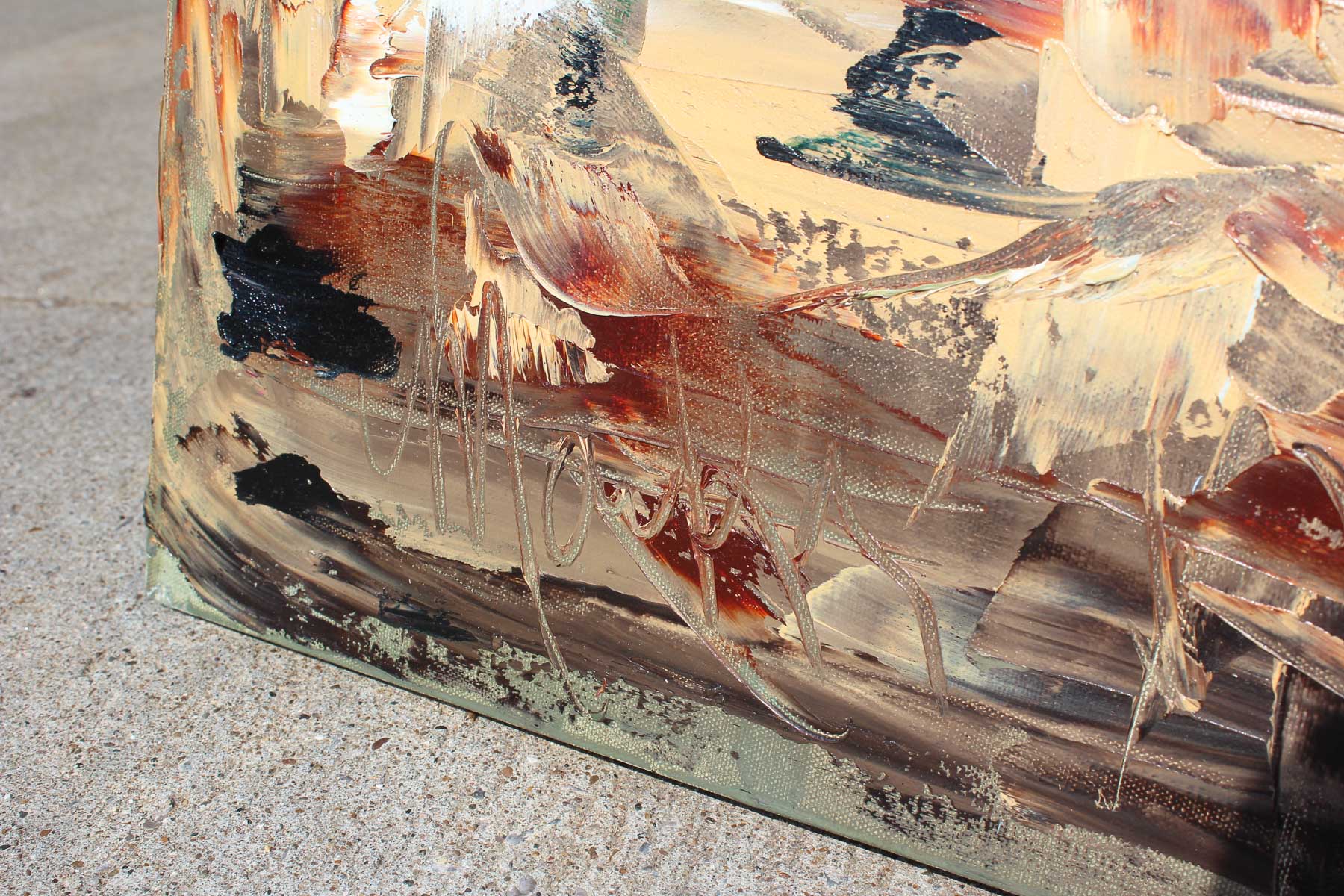 Mark Carson English Original Oil on Canvas Painting