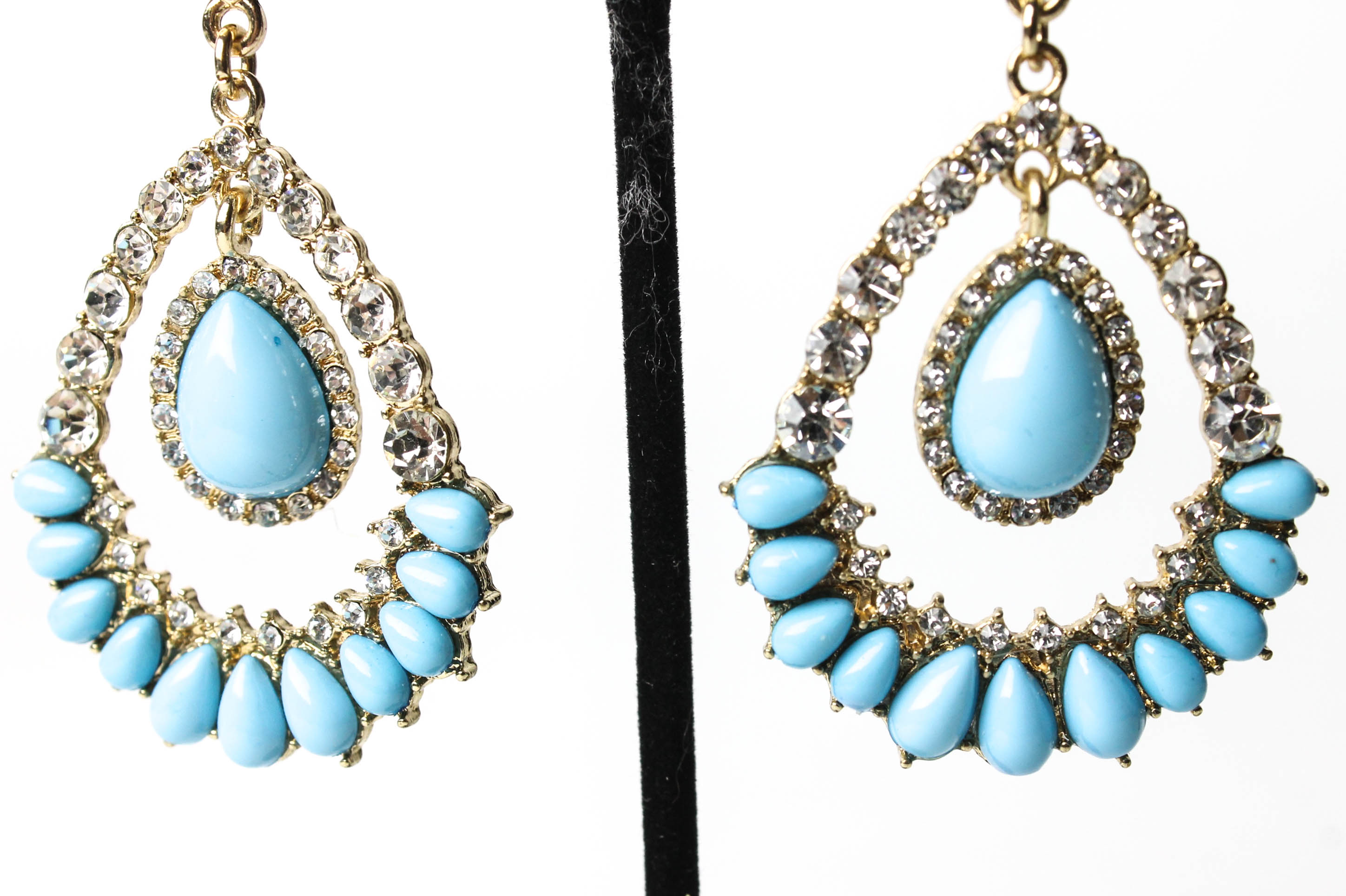 Shades of Blue Contemporary Fashion Jewelry