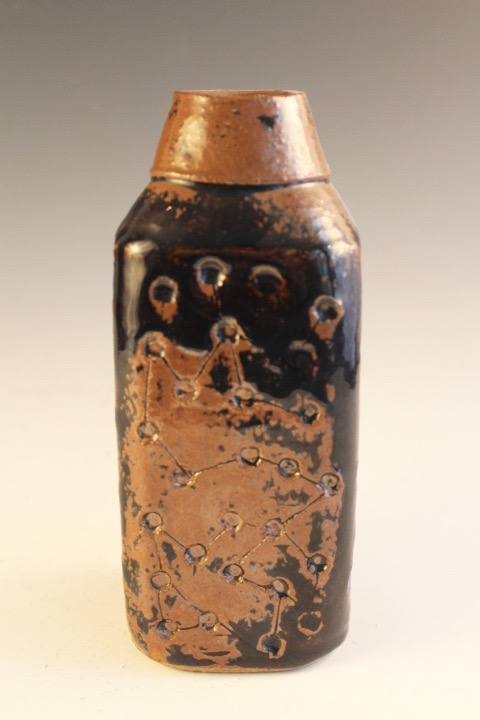 1969 B. Slavik Earthenware Constellation Vase