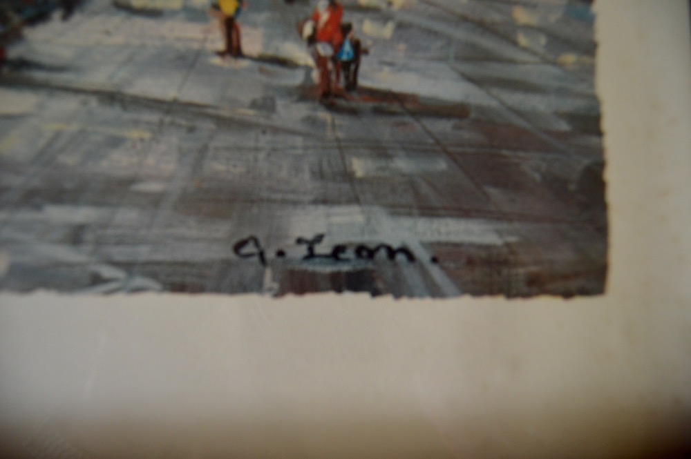 "Paris - Tour Eiffel, Pont Alexandre III" Print