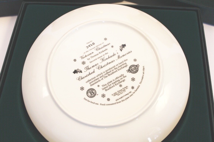 Collection of Three Thomas Kinkade Christmas Plates