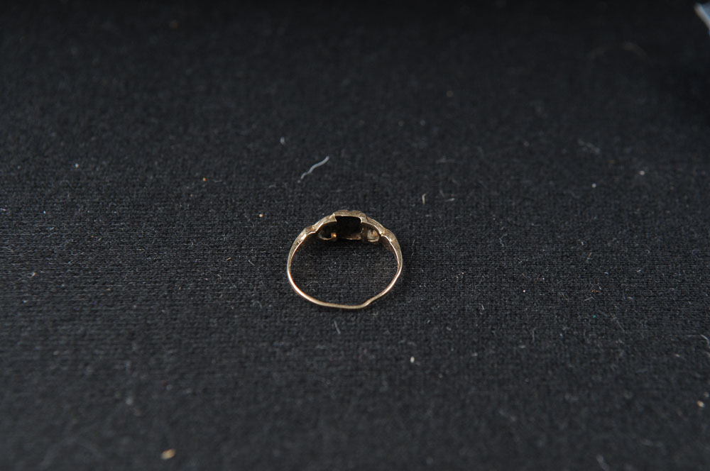 Vintage 14k White and Yellow Gold Diamond Ring