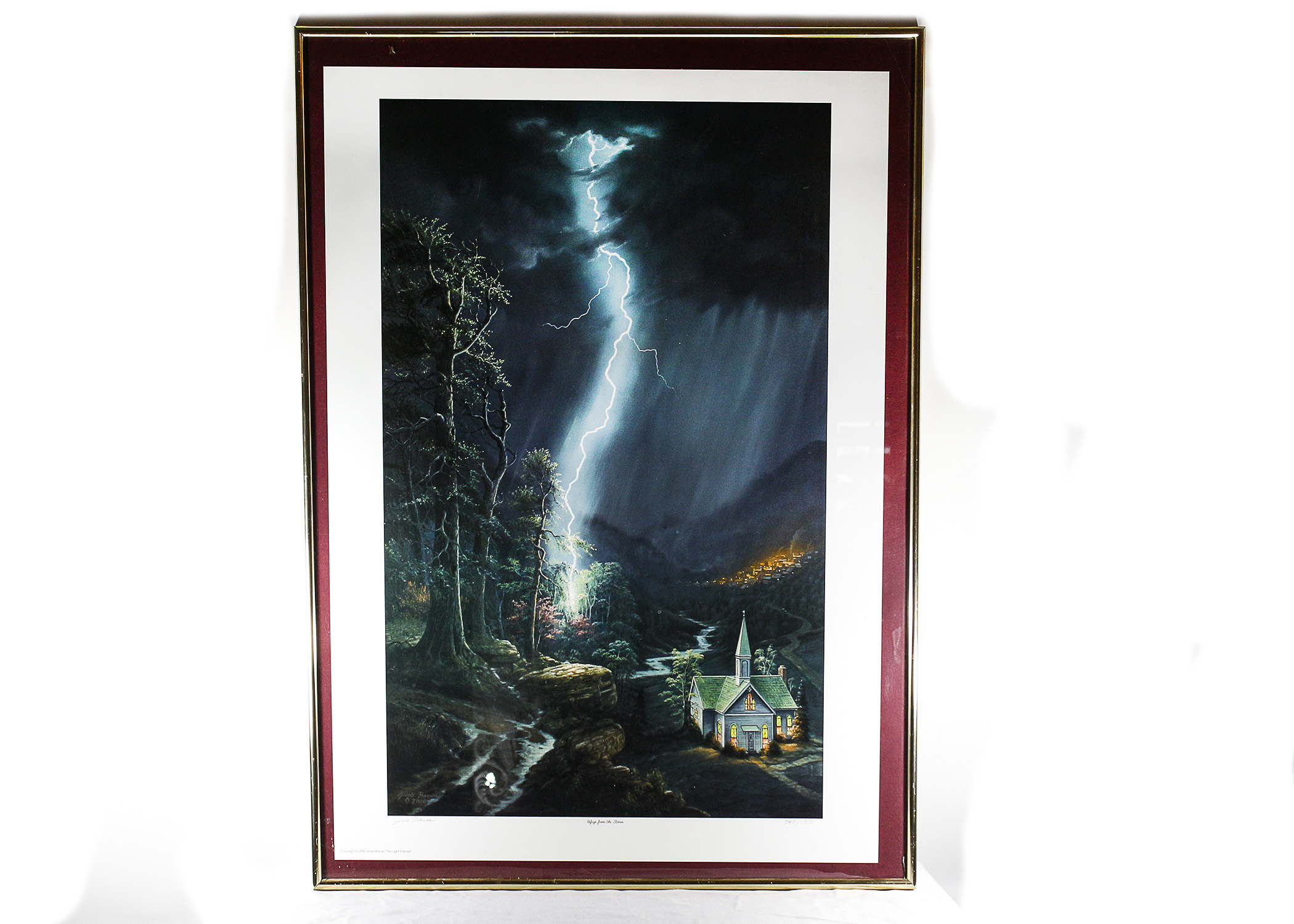 Signed Limited Edition Jesse Barnes "Refuge from the Storm" Print
