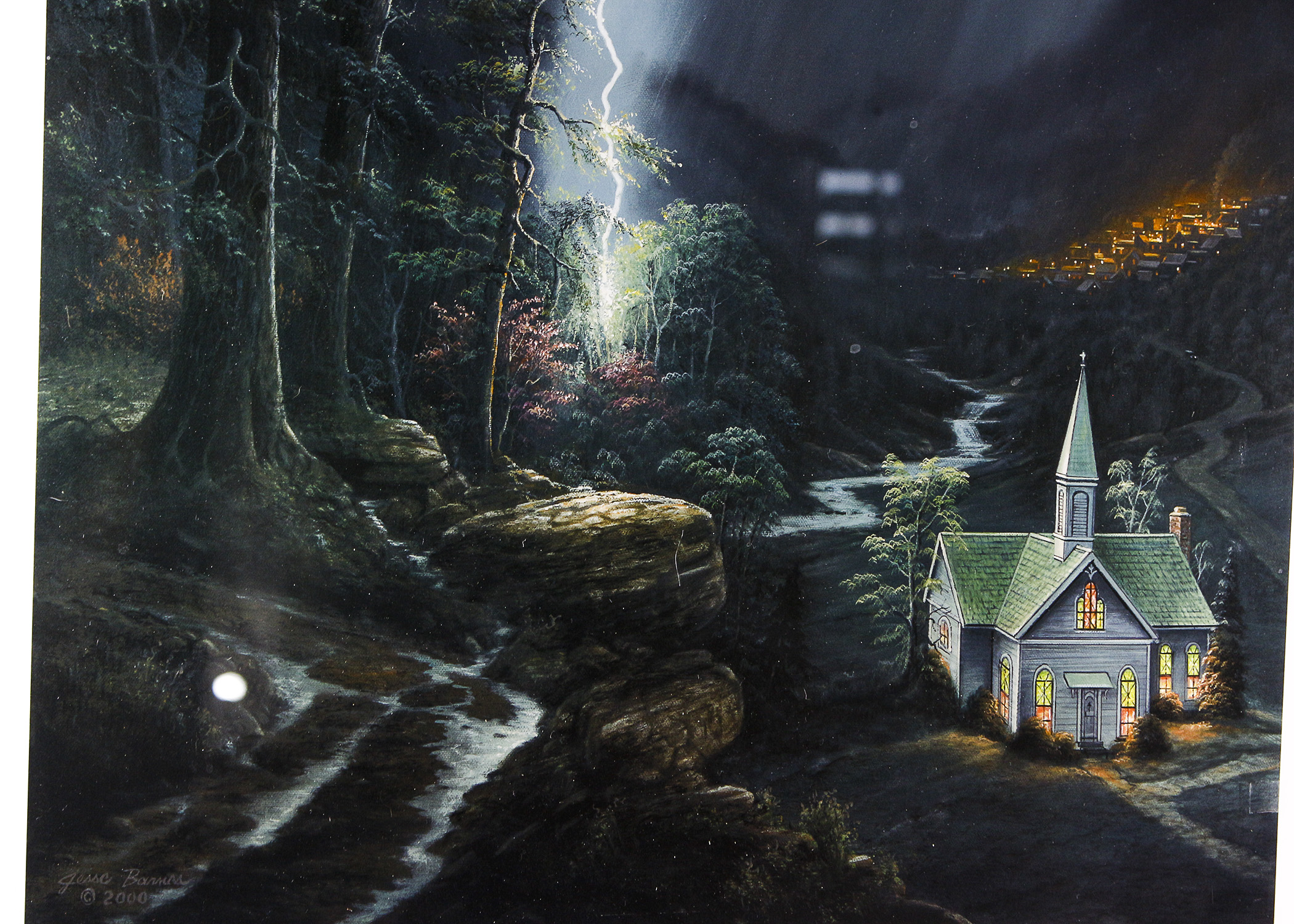 Signed Limited Edition Jesse Barnes "Refuge from the Storm" Print