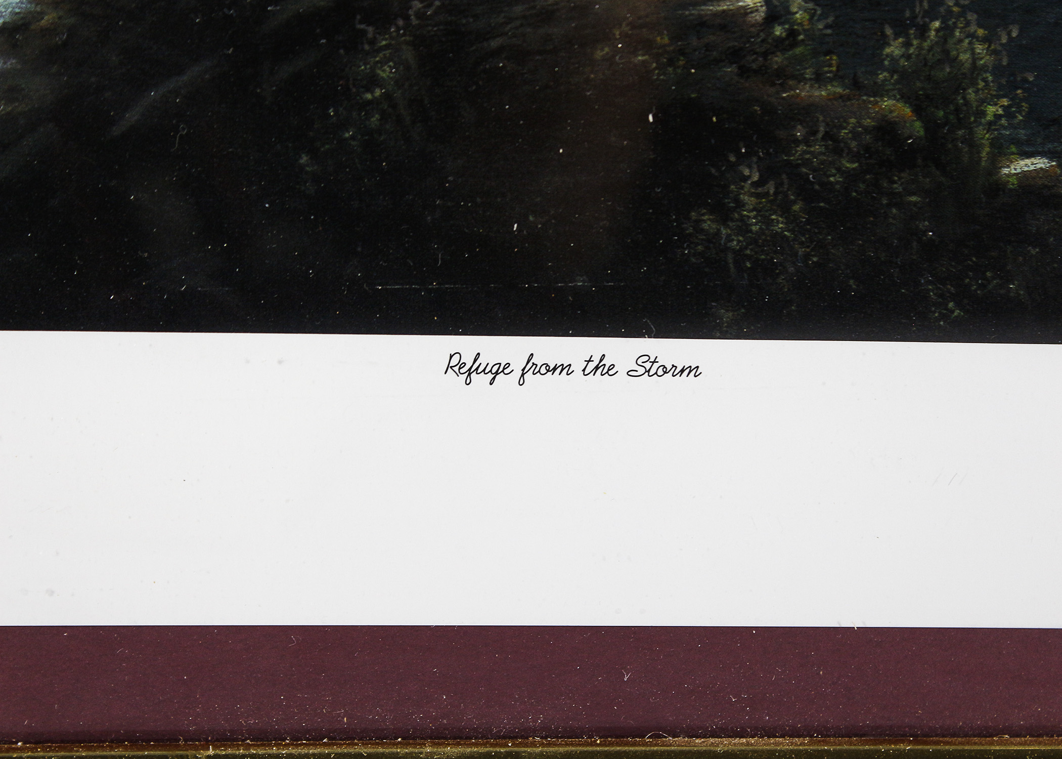 Signed Limited Edition Jesse Barnes "Refuge from the Storm" Print