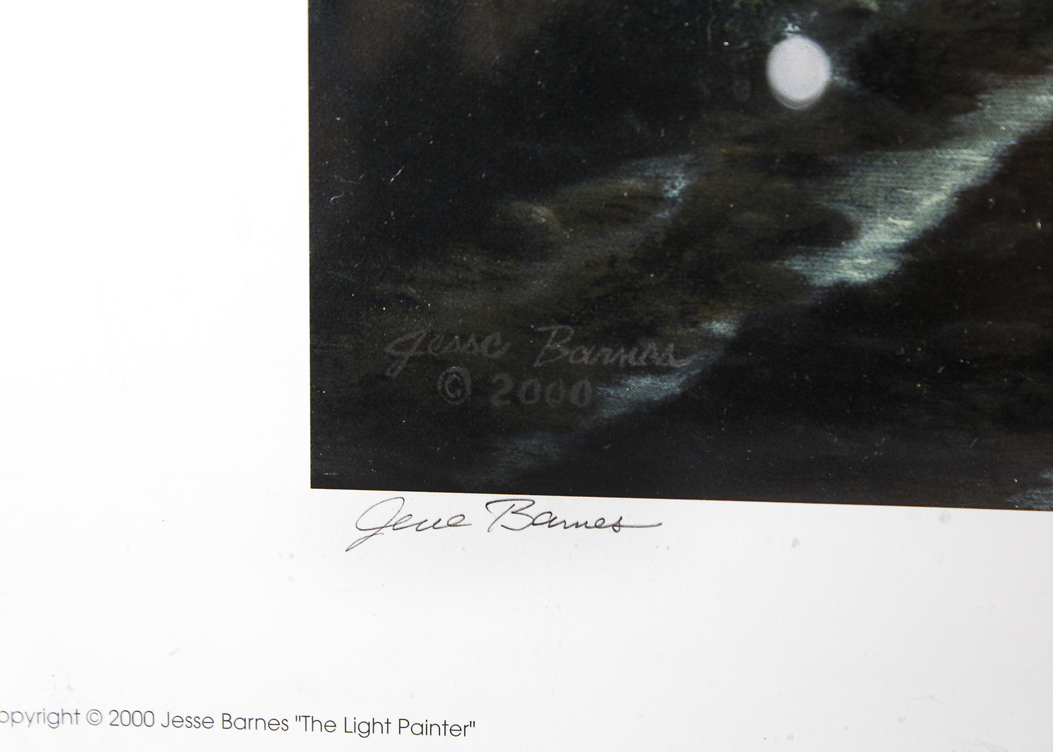 Signed Limited Edition Jesse Barnes "Refuge from the Storm" Print