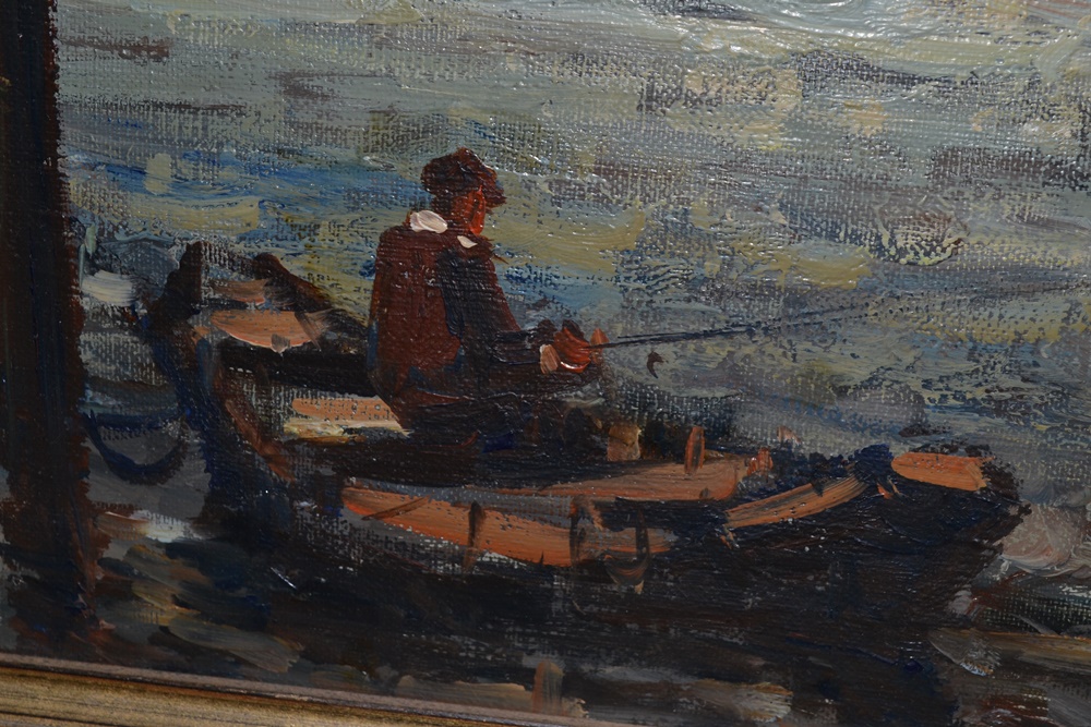 Original Oil On Canvas By Surinamese Artist  Wim Bos Verschuur