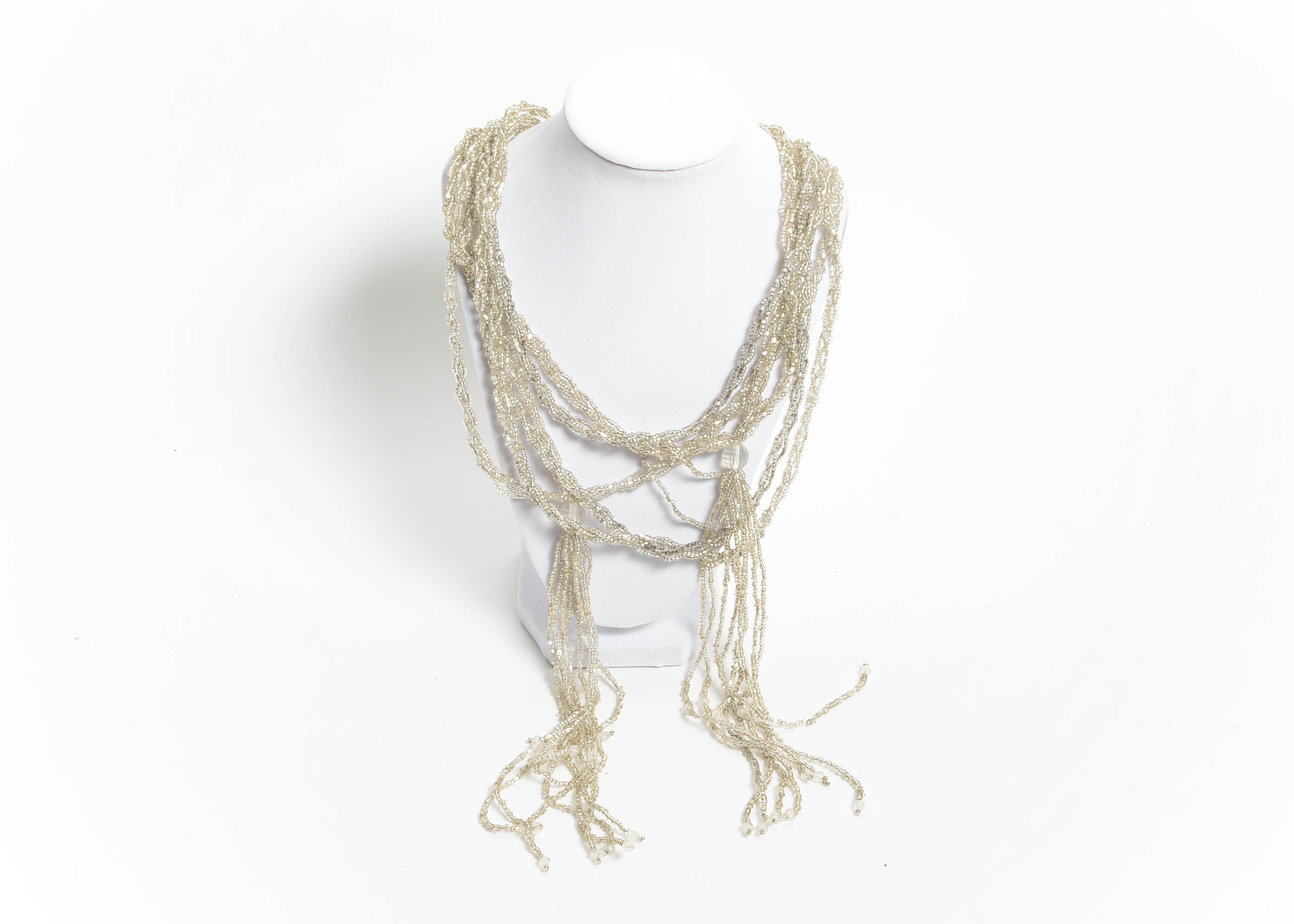 Vintage Beaded Braided Belt