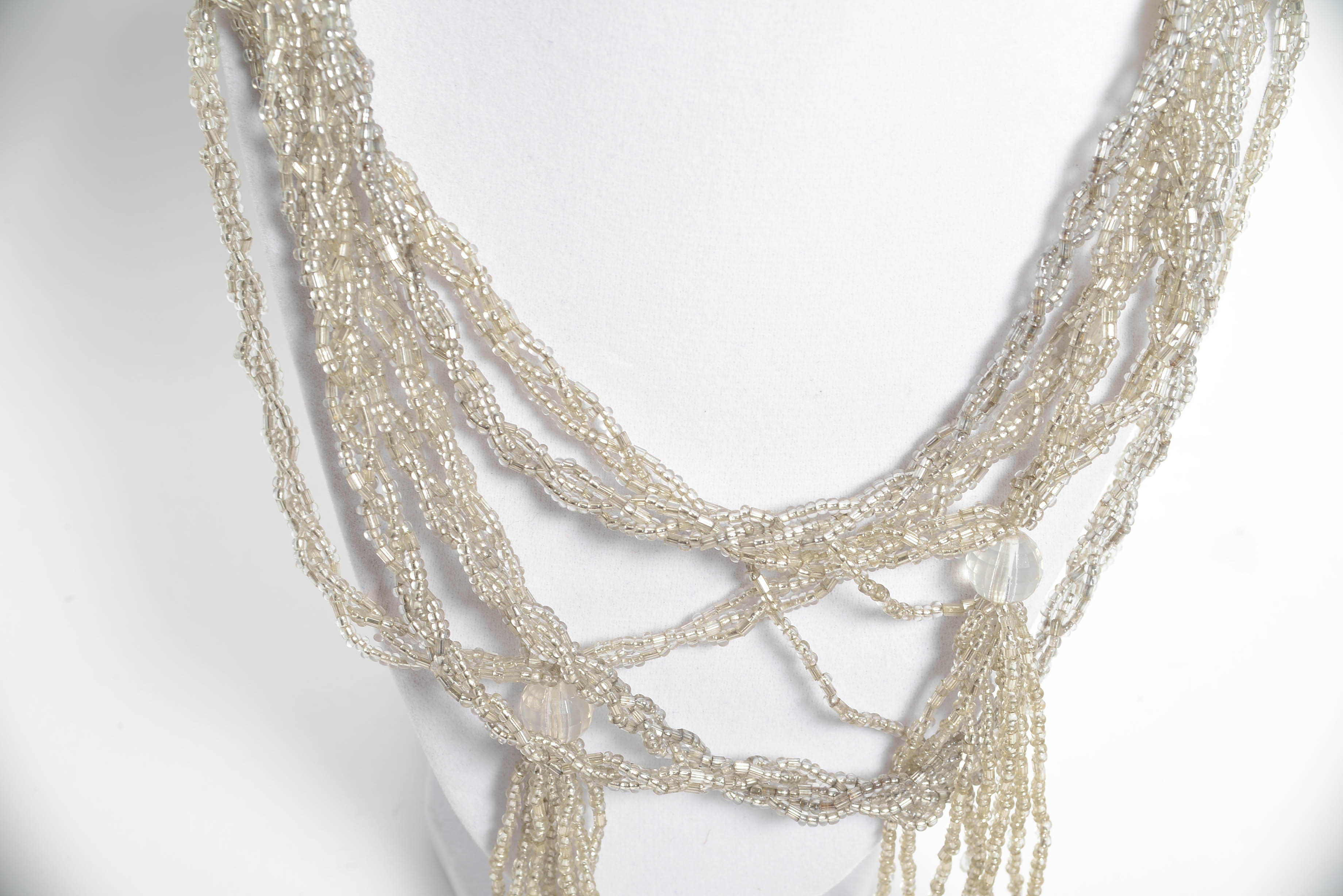 Vintage Beaded Braided Belt