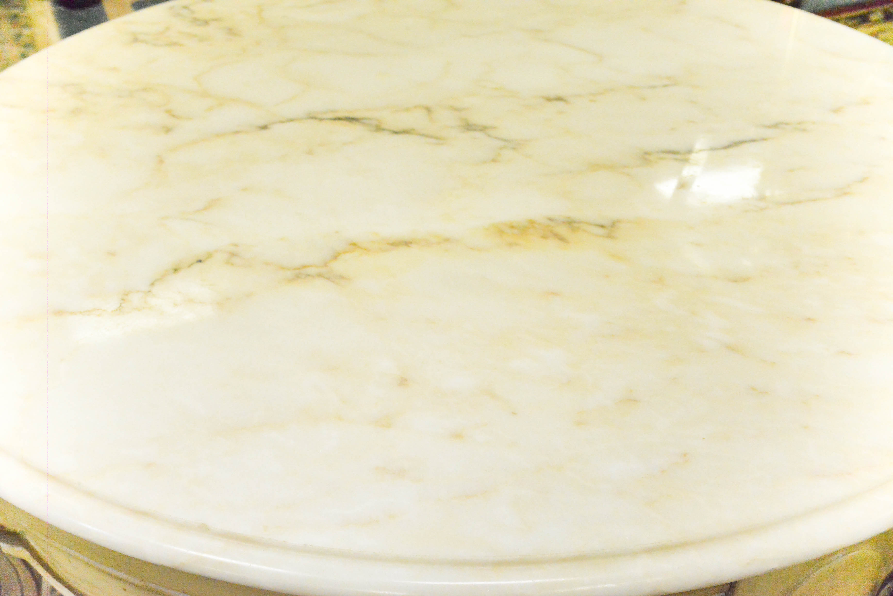 Vintage Marble Top Cocktail Table