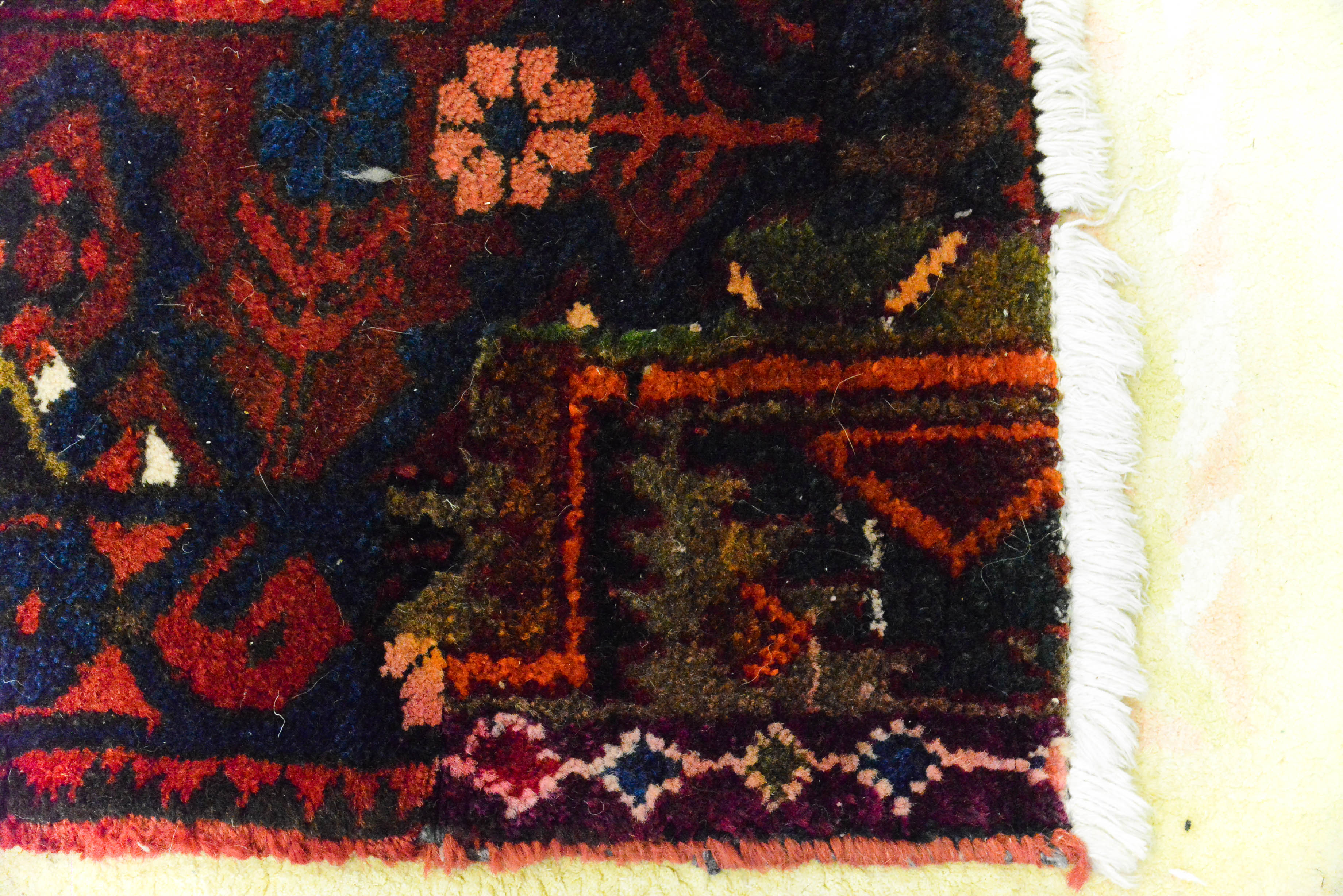 Antique Genuine Persian Hand-Knotted Rug