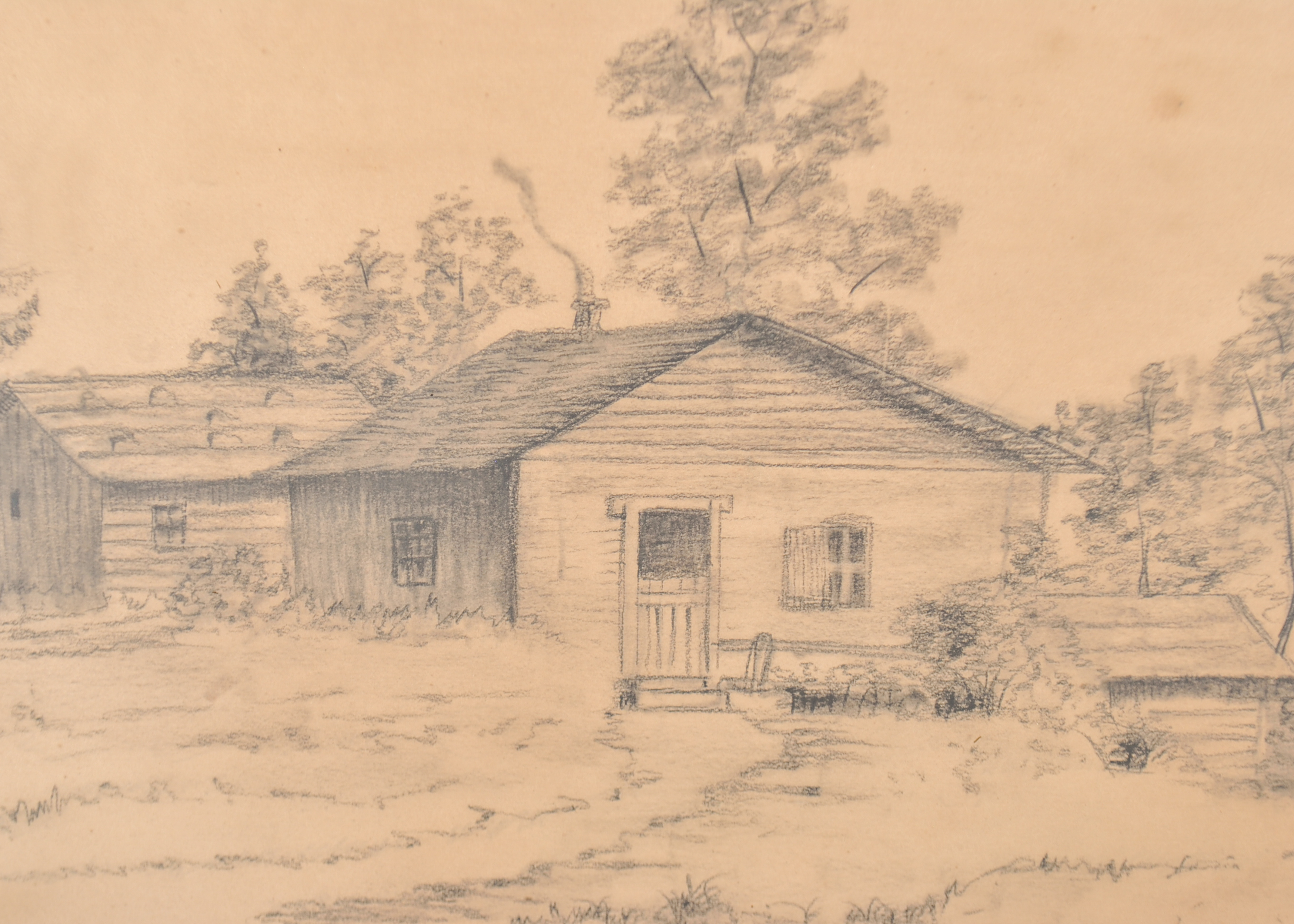 Framed Pencil Drawing