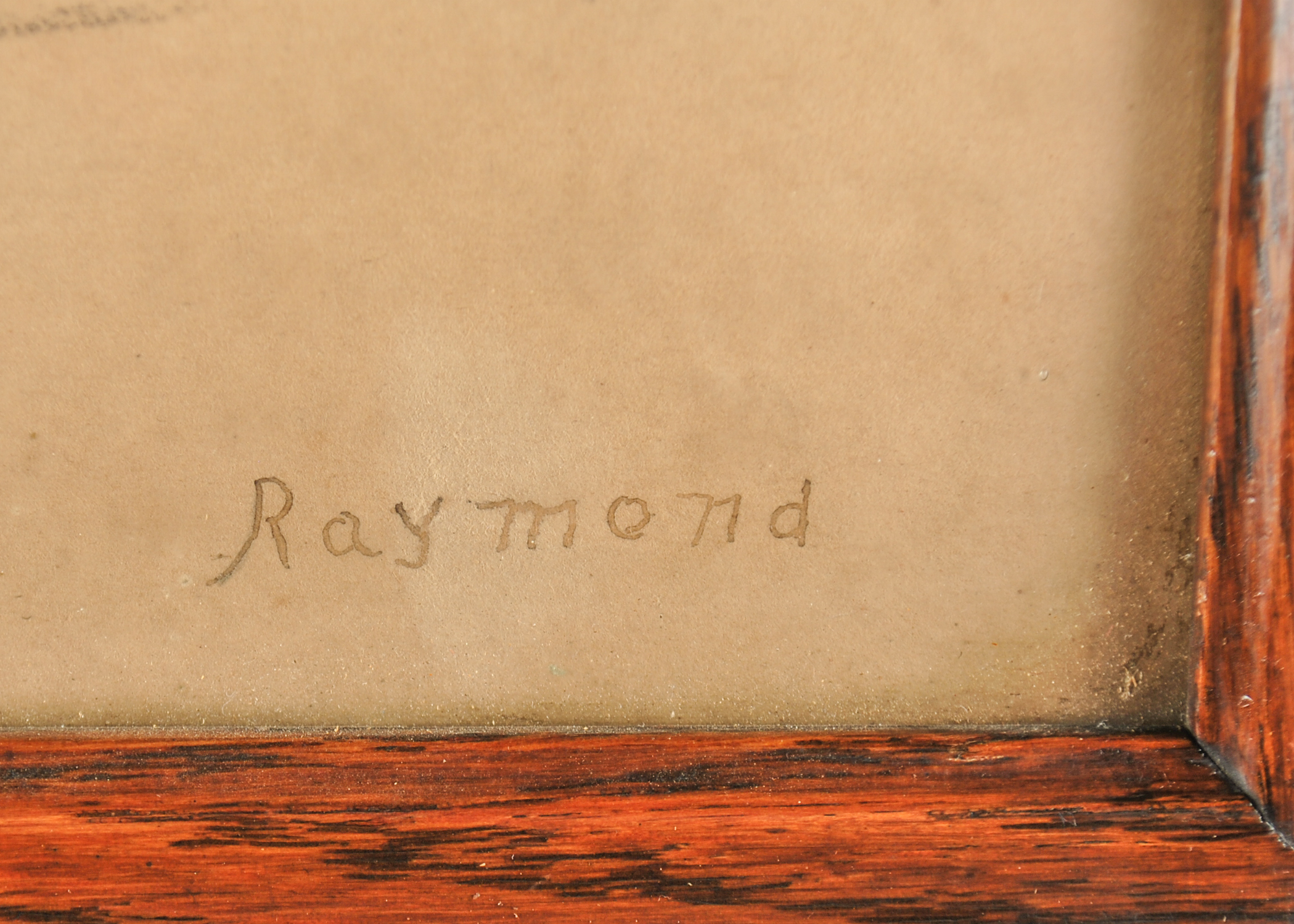 Framed Pencil Drawing