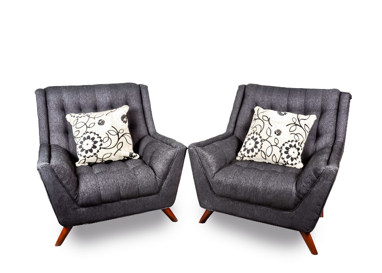 Pair of Contemporary Armchairs by Wildon Modern Home