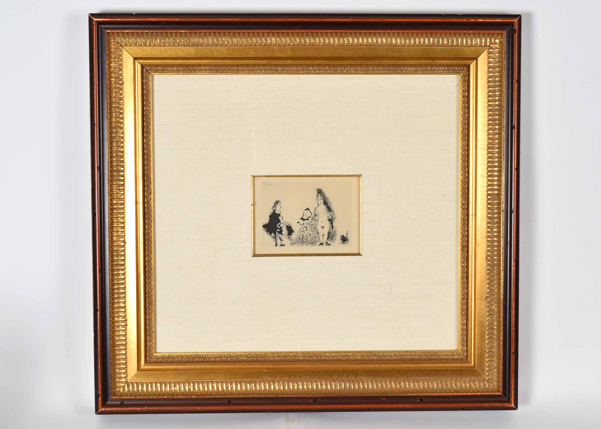 Picasso "La Celestine Acte I" Sugar Lift on Paper Print