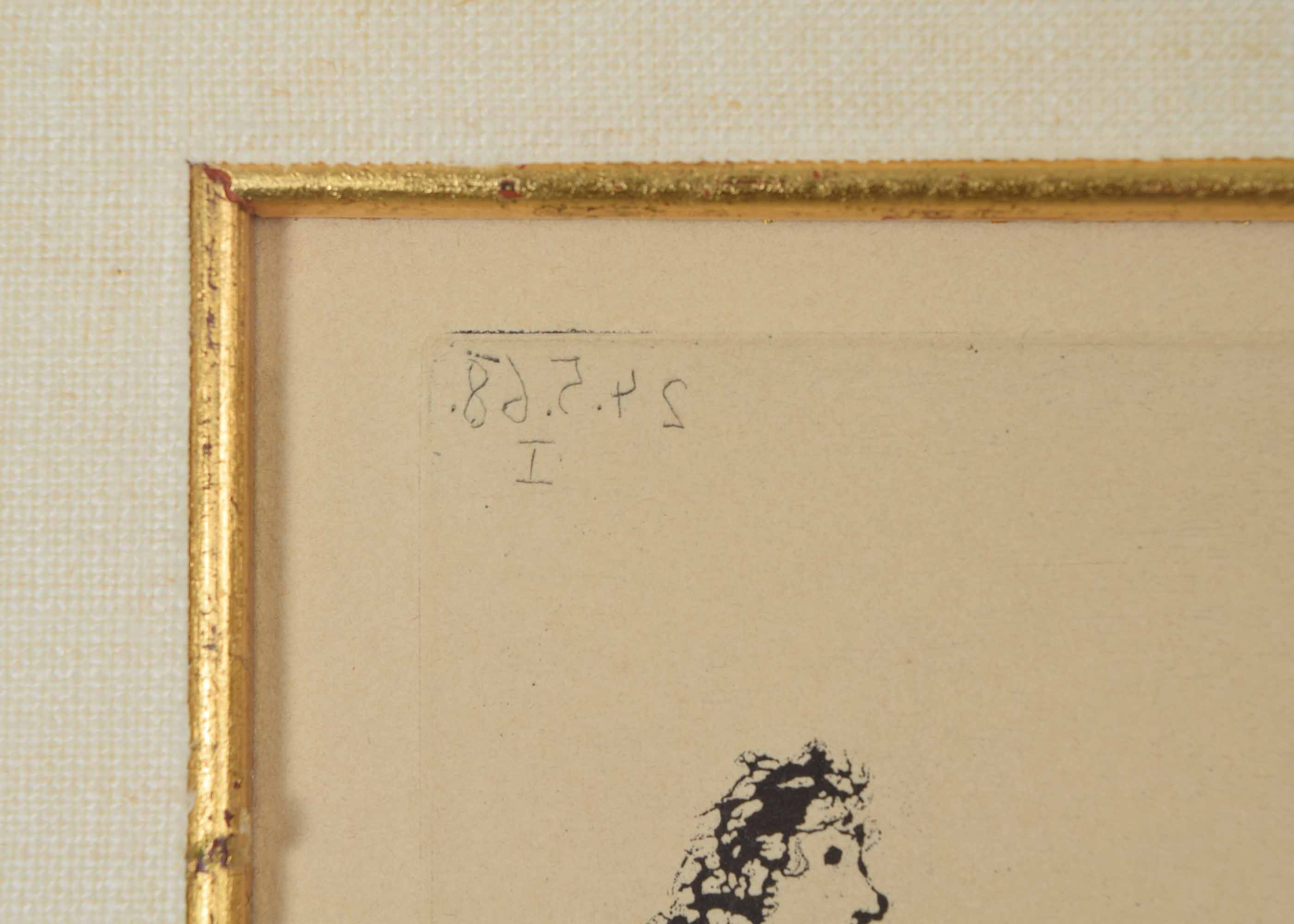 Picasso "La Celestine Acte I" Sugar Lift on Paper Print