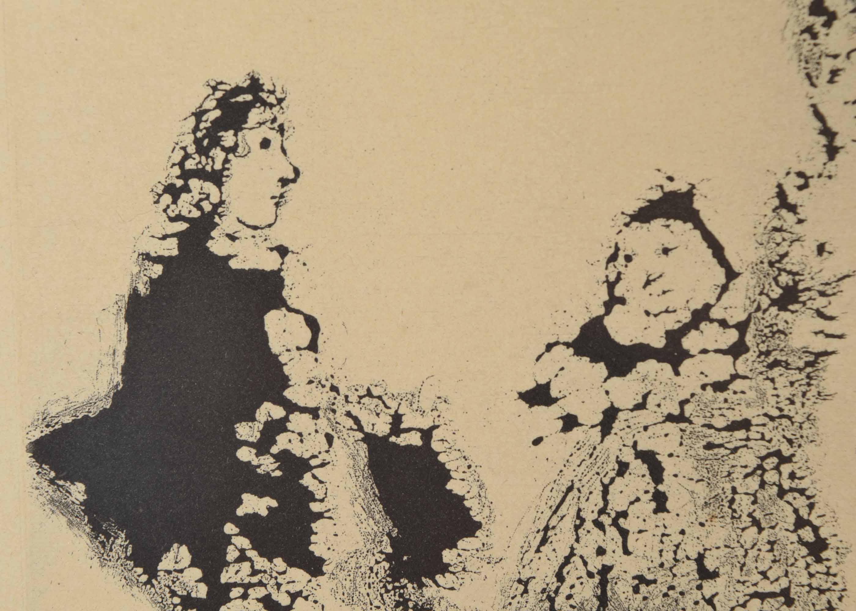 Picasso "La Celestine Acte I" Sugar Lift on Paper Print