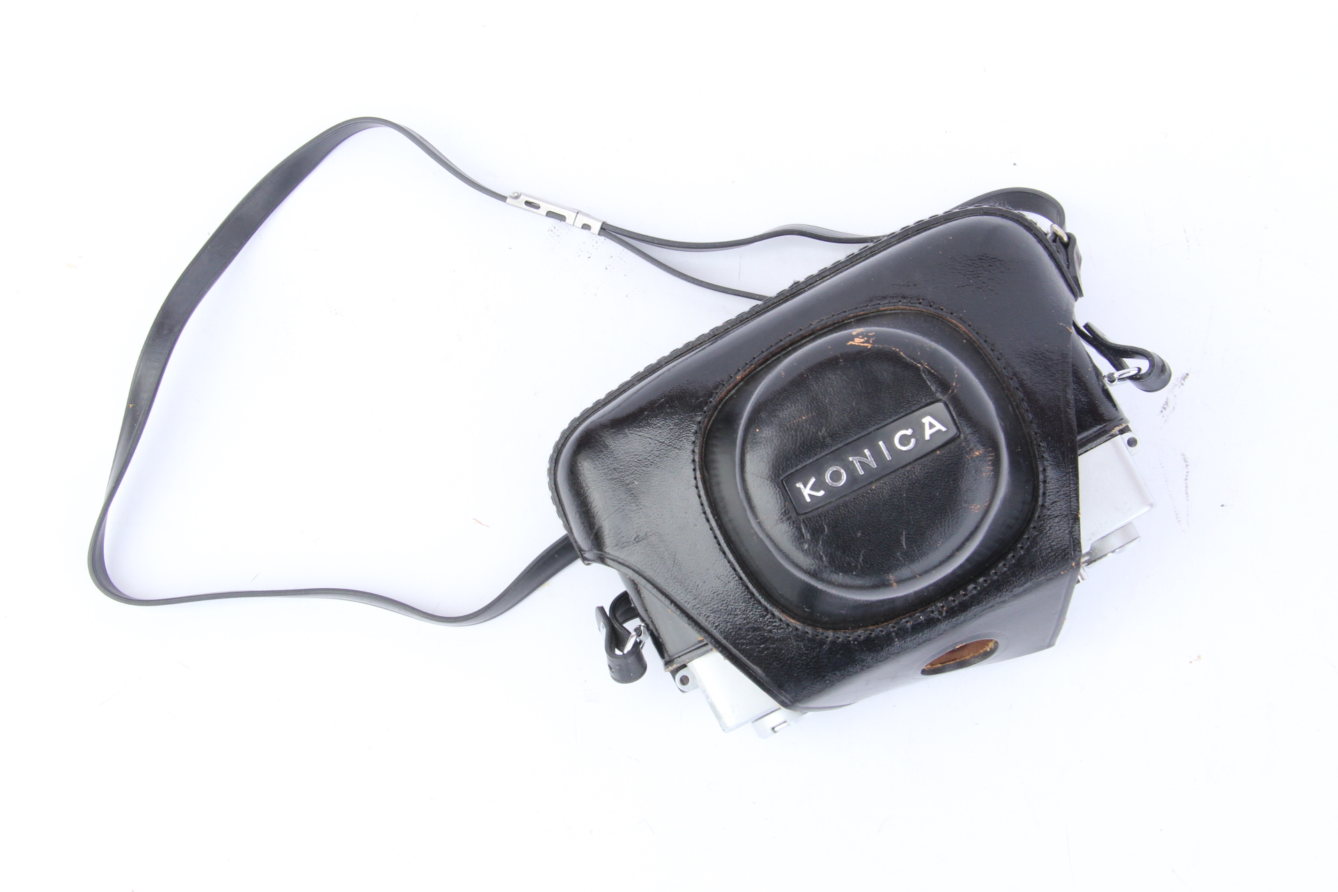 Vintage Konica Auto S2 Rangefinder 35MM Camera & Case