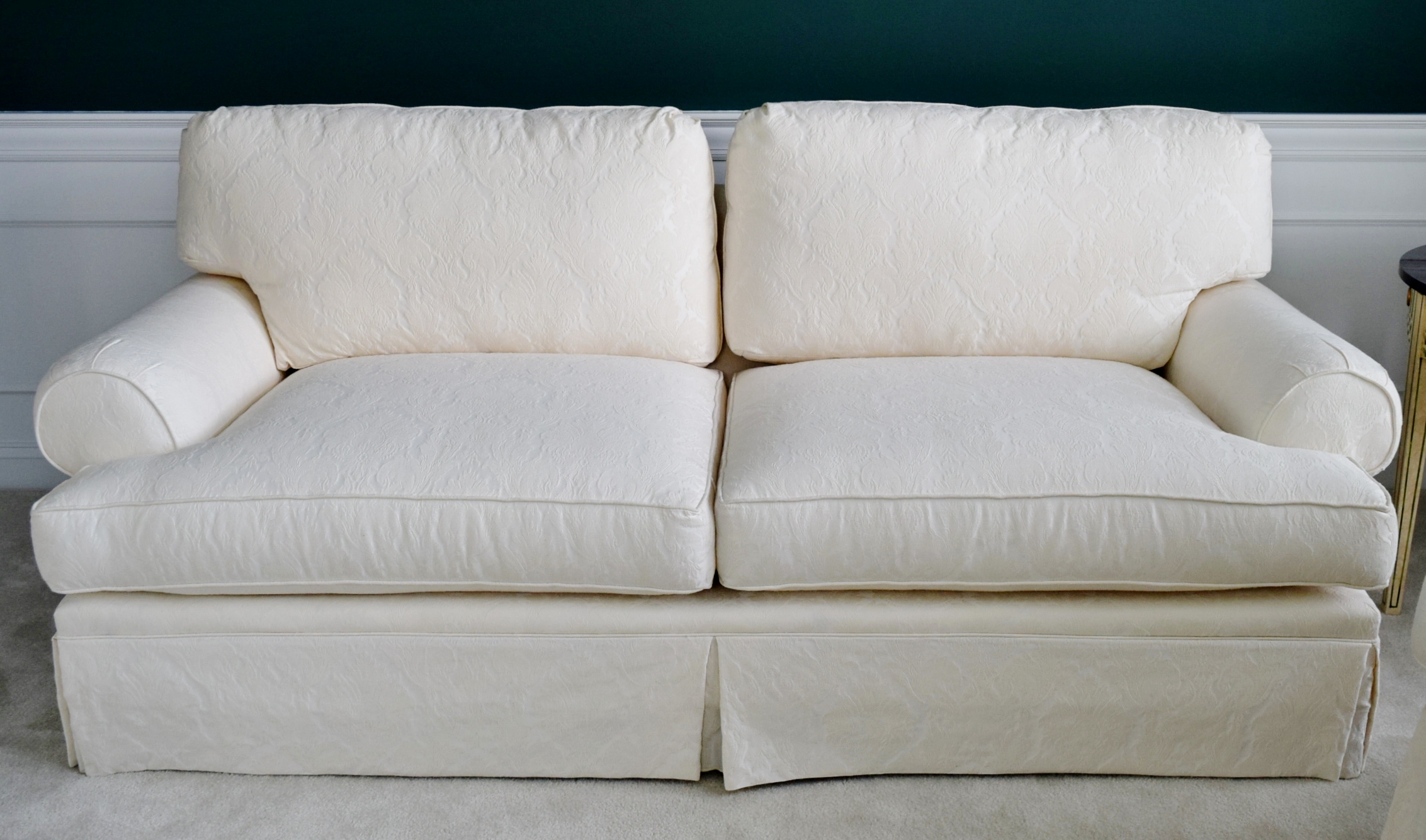Ivory Four-Cushion Sofa