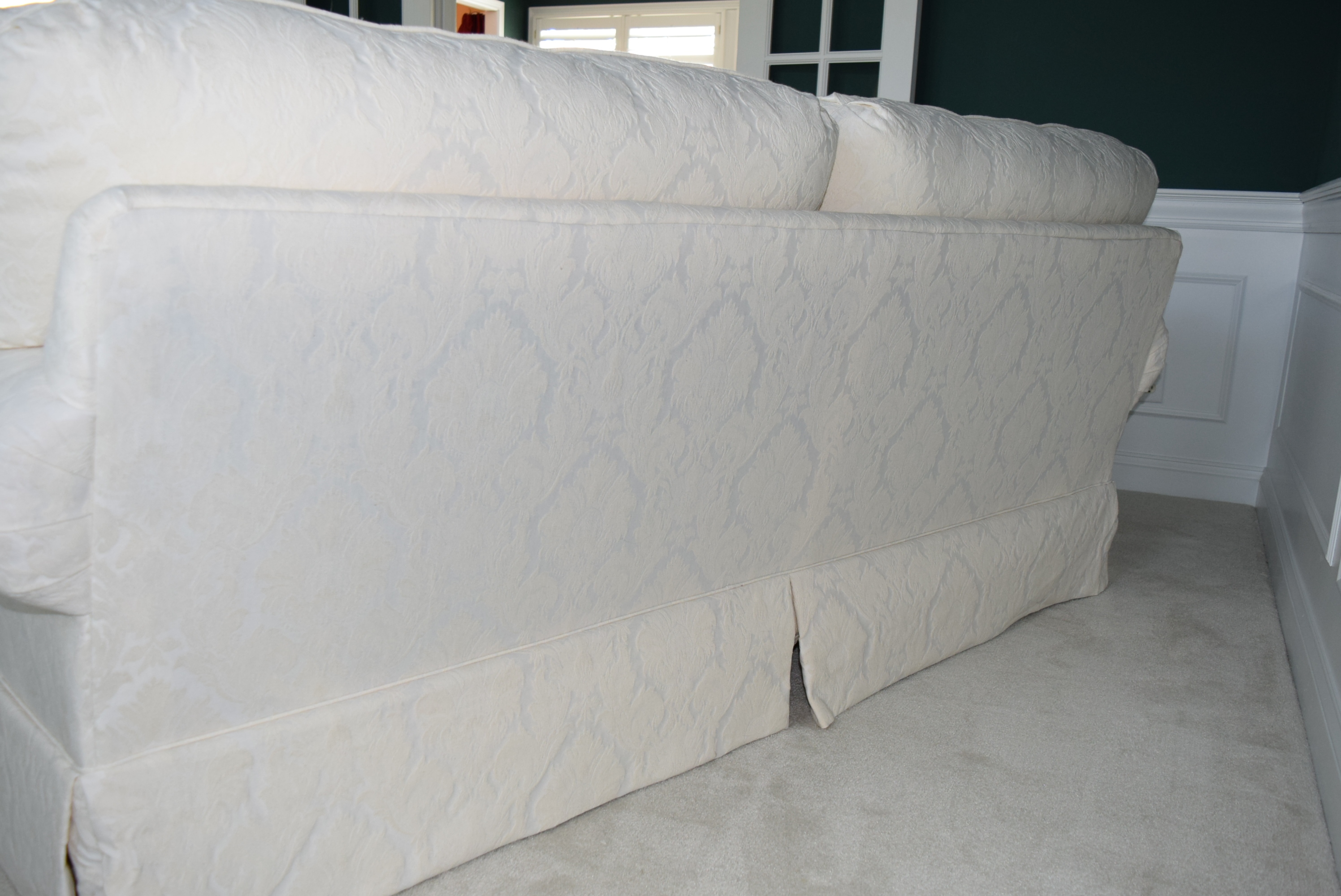 Ivory Four-Cushion Sofa