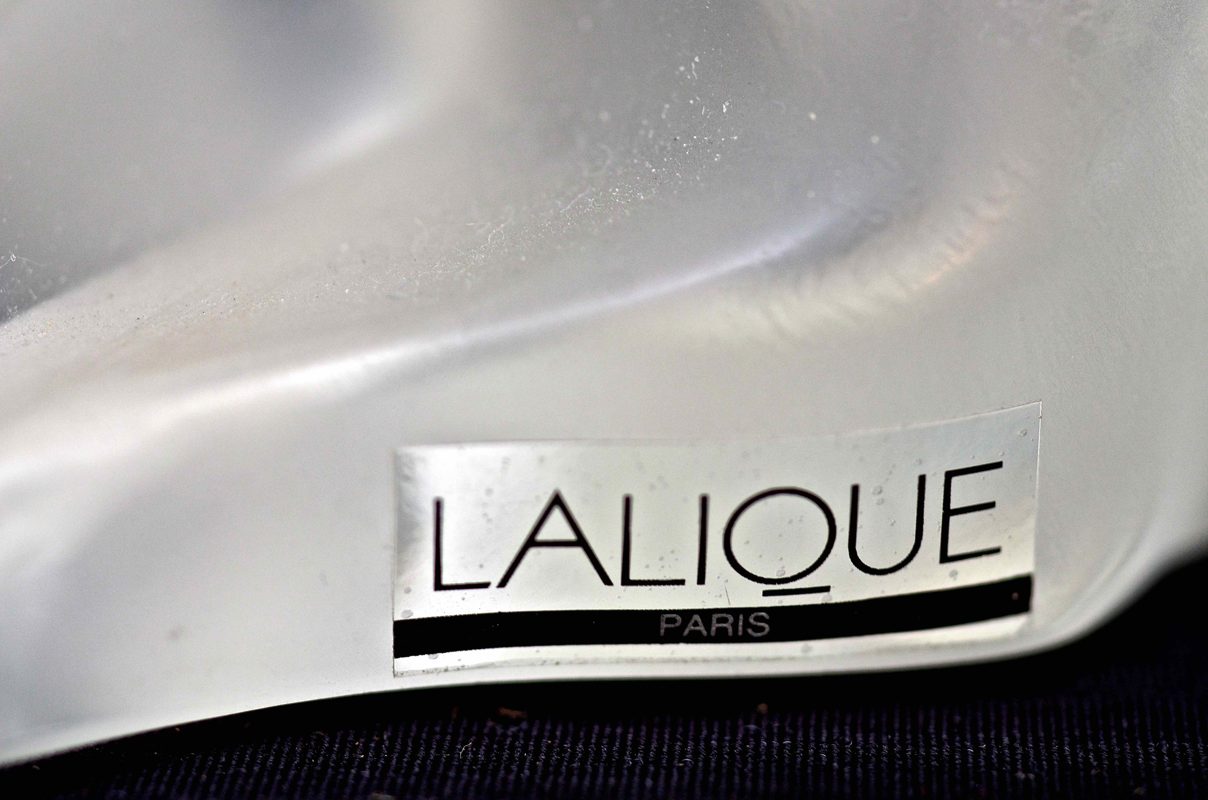 Lalique Tambwee Lion Cub Sculpture