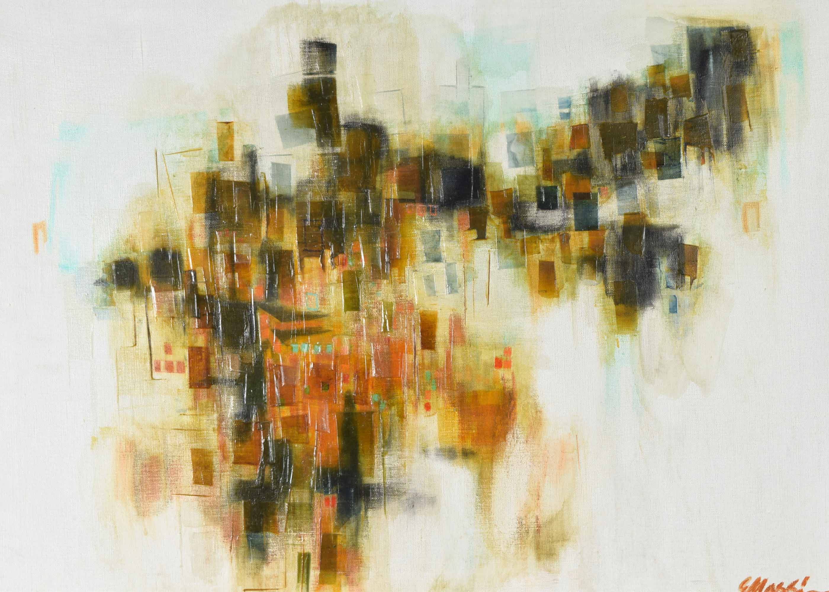 Eugene Massin Original Abstract Oil on Canvas