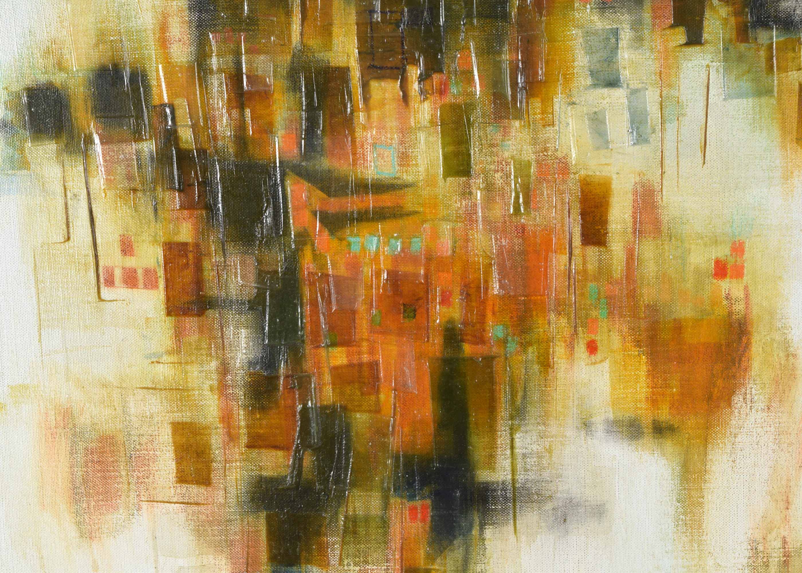 Eugene Massin Original Abstract Oil on Canvas