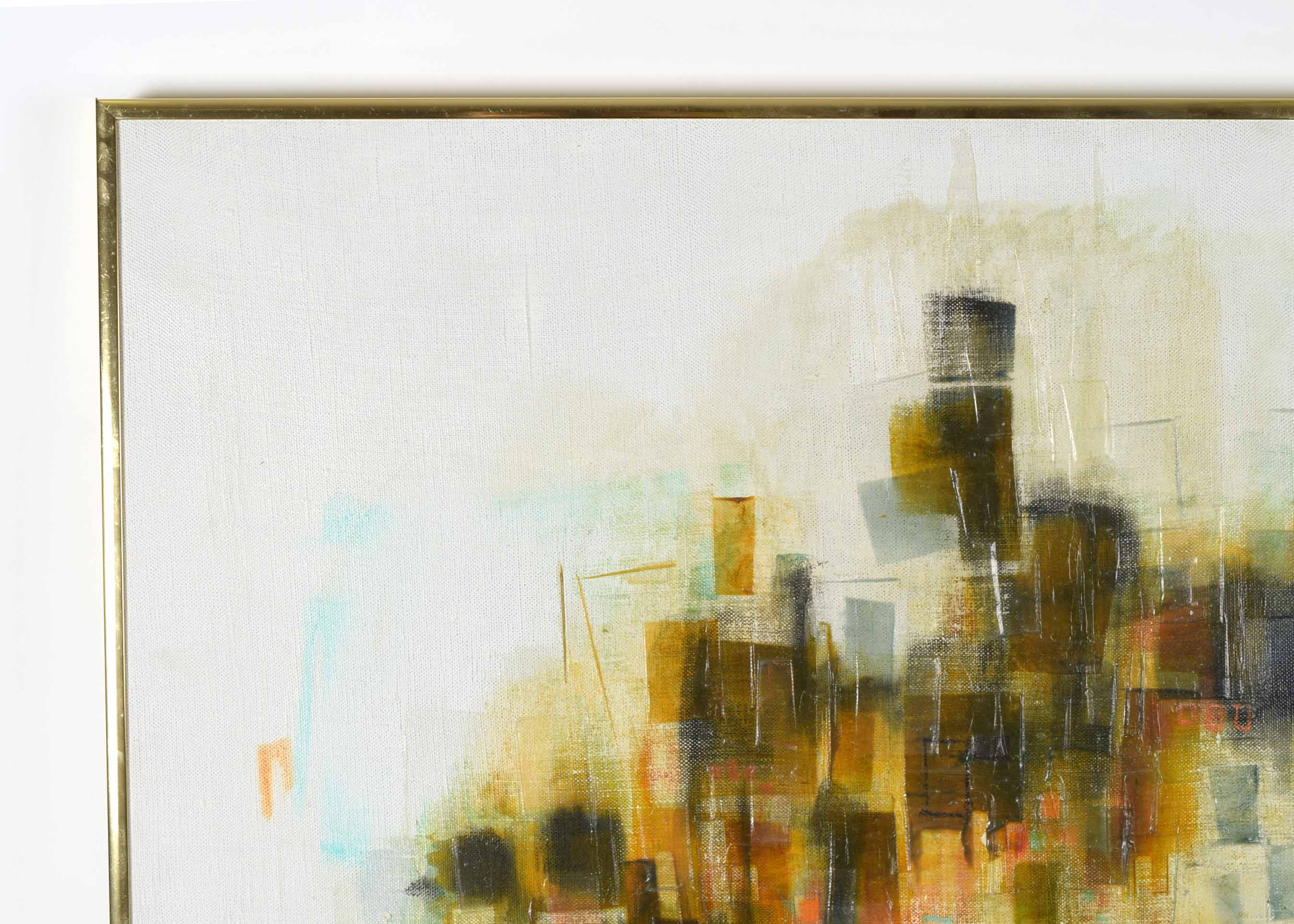 Eugene Massin Original Abstract Oil on Canvas