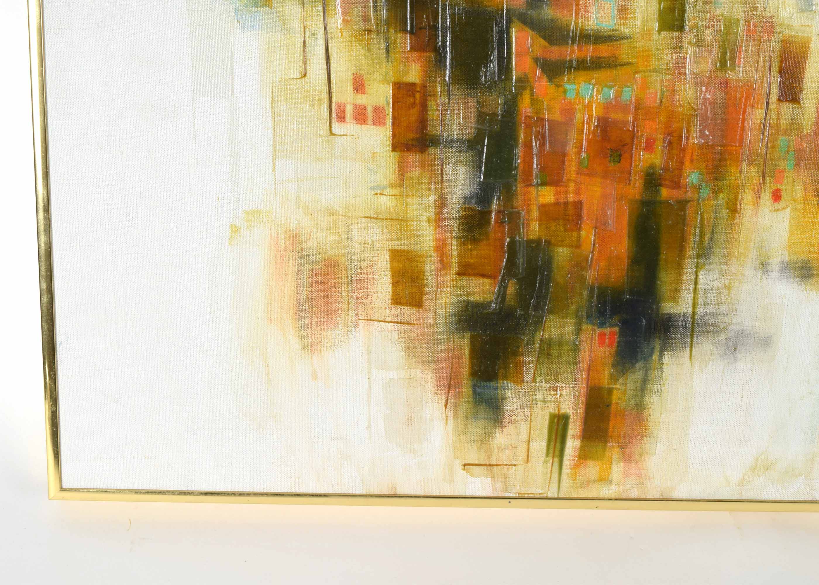 Eugene Massin Original Abstract Oil on Canvas