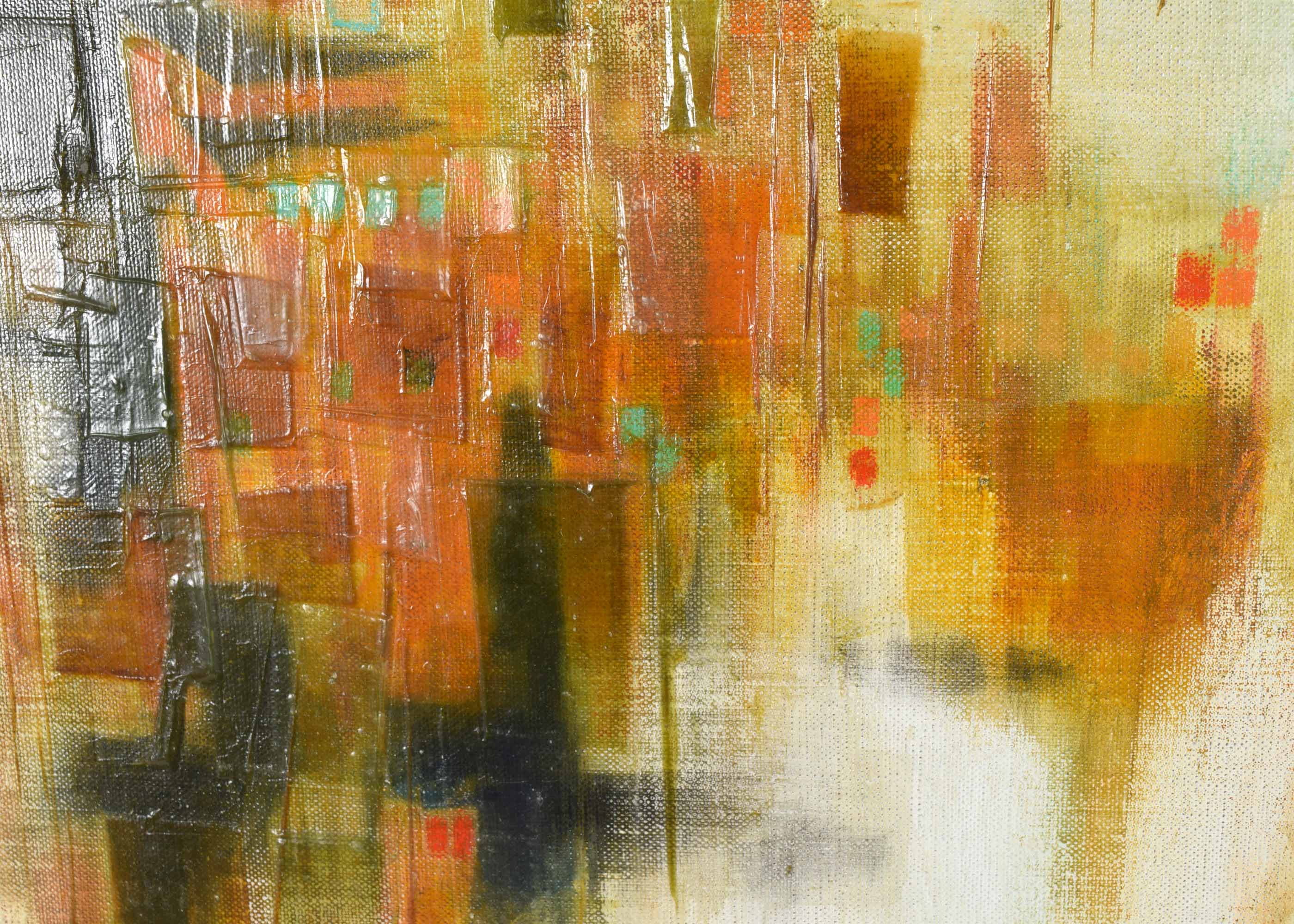 Eugene Massin Original Abstract Oil on Canvas