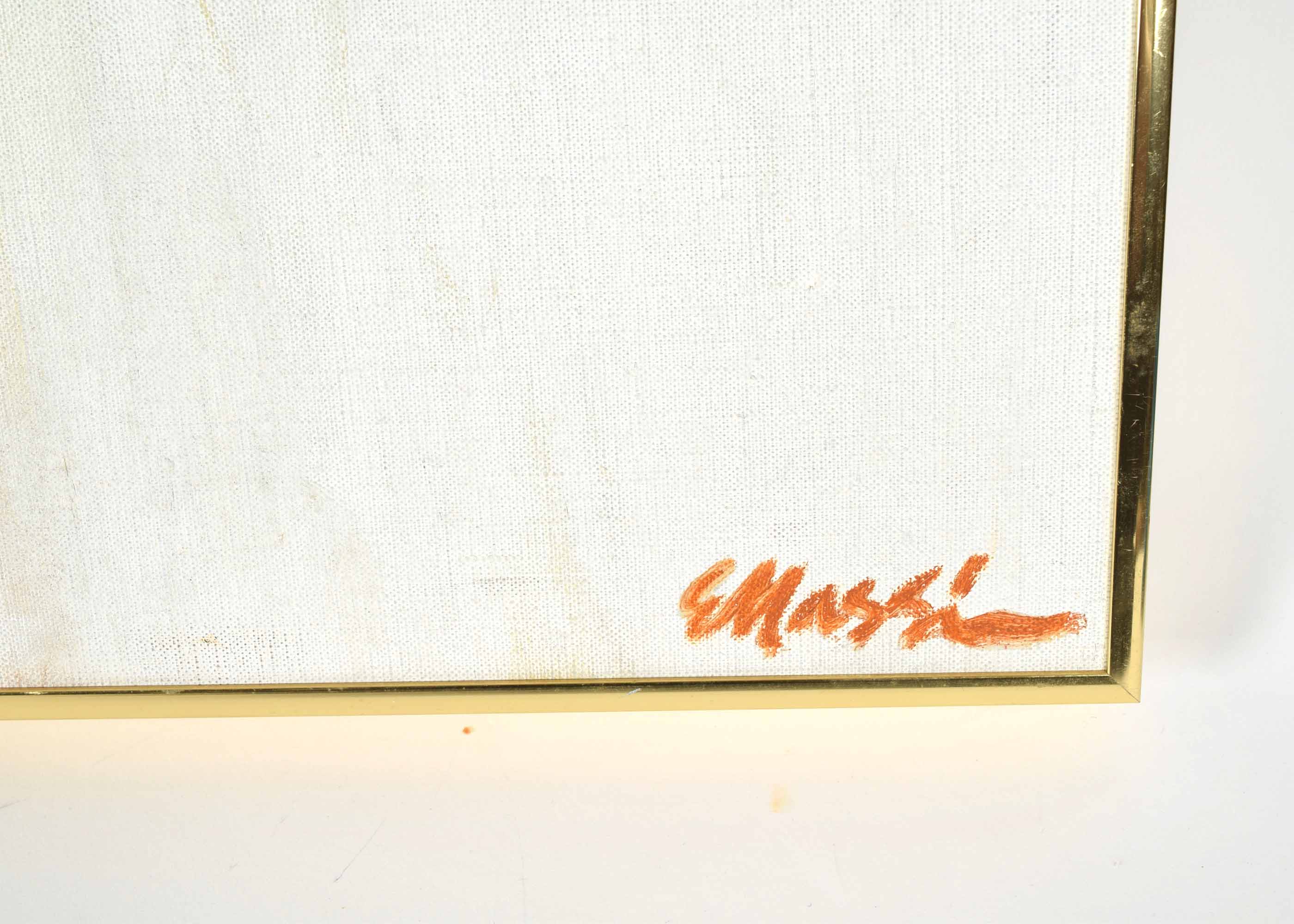 Eugene Massin Original Abstract Oil on Canvas