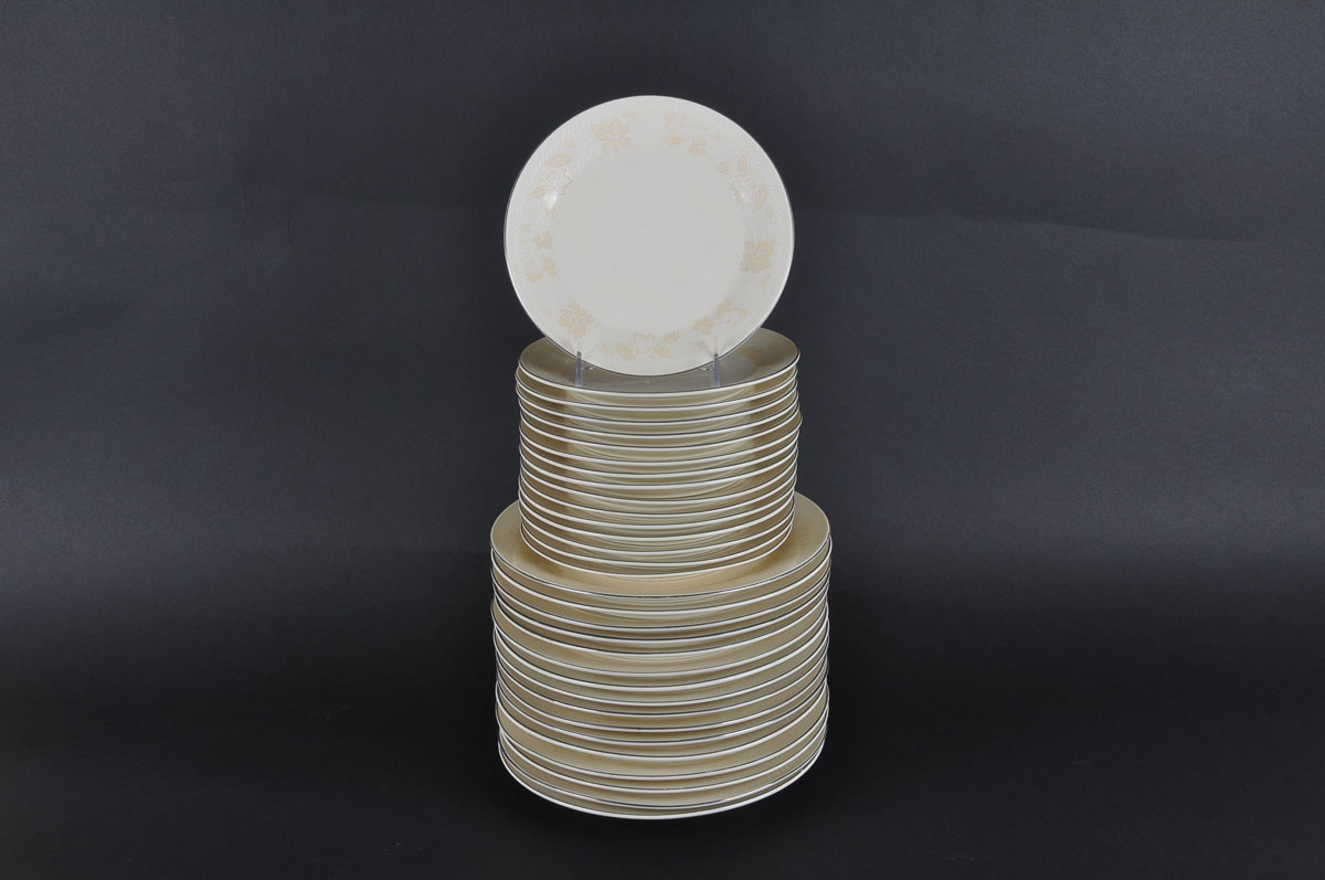 Budlet Fine China Ivory 86 Piece Set