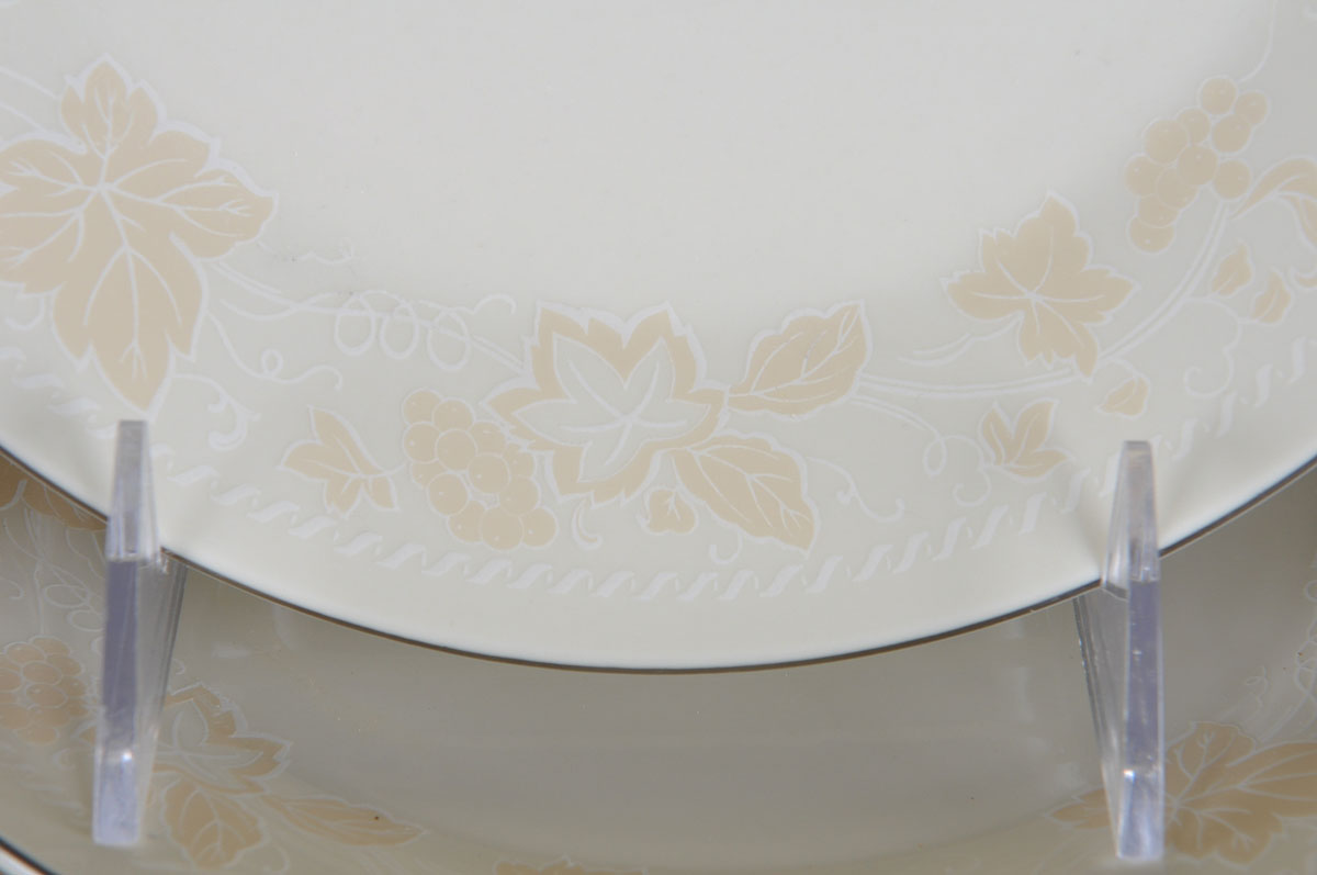 Budlet Fine China Ivory 86 Piece Set