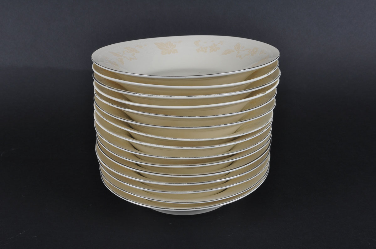 Budlet Fine China Ivory 86 Piece Set