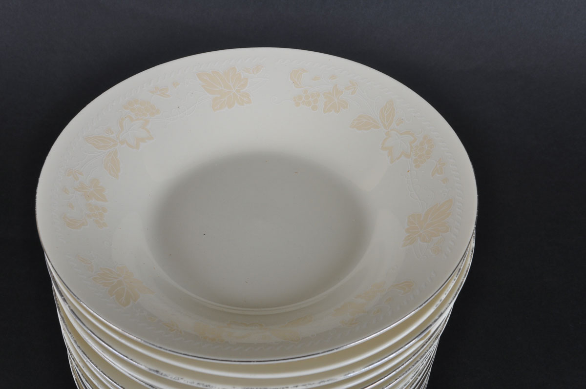 Budlet Fine China Ivory 86 Piece Set
