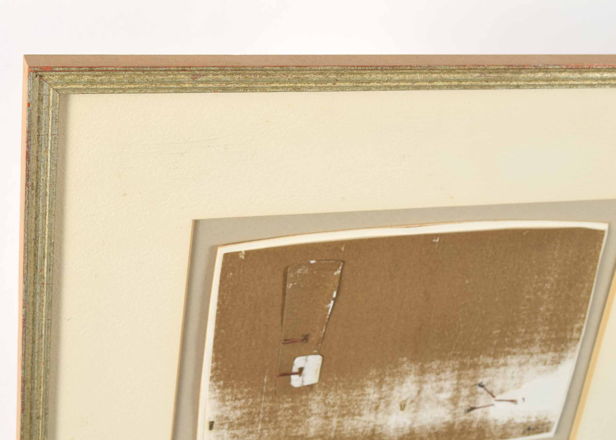 Original Joe Downing Mixed Media Assemblage Modern Abstract