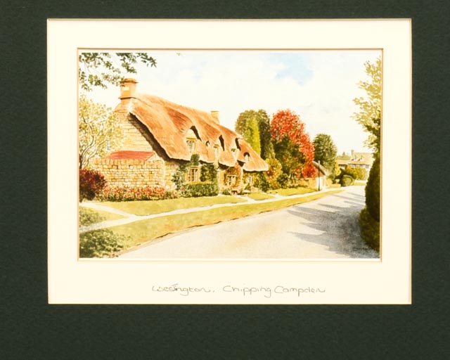 Trio of Offset Lithographs of Sandra Emms Watercolors