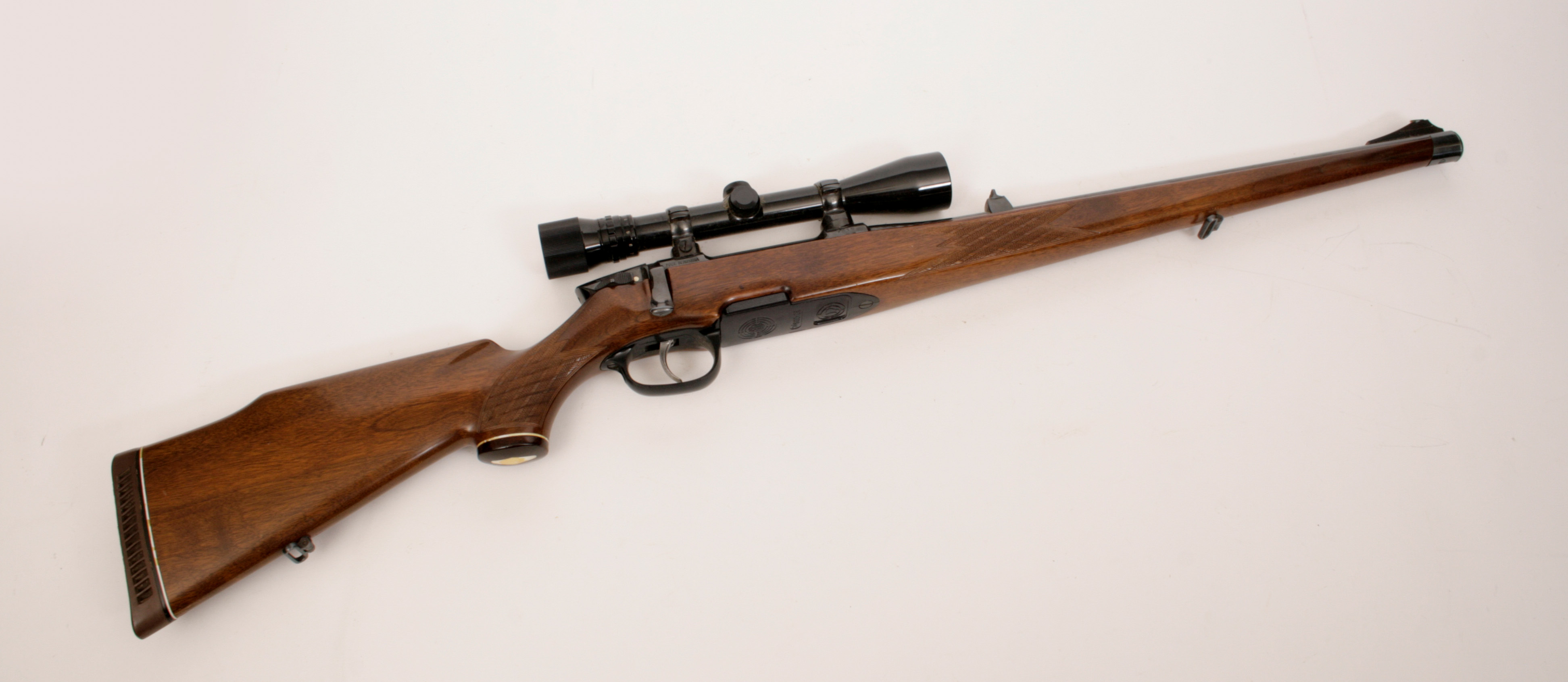 Steyr Mannlicher Model M 30-06 Hunting Rifle With Scope in Case